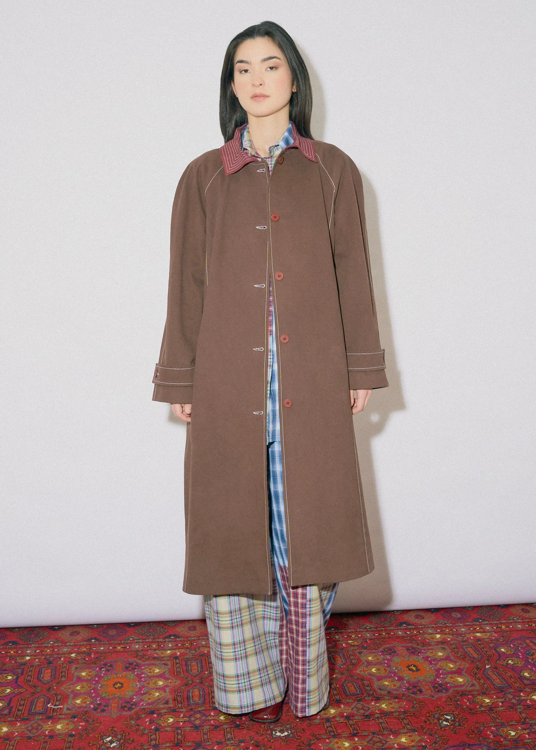 OhSevenDays Zoe Coat - Brown - Image 3