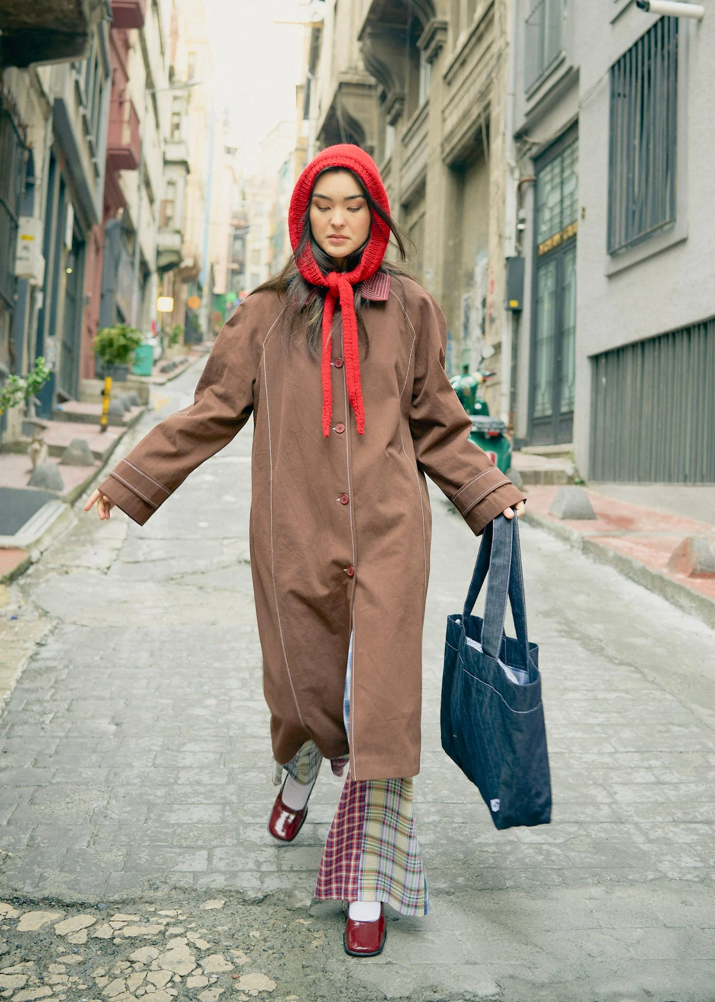 OhSevenDays Zoe Coat - Brown - Image 5