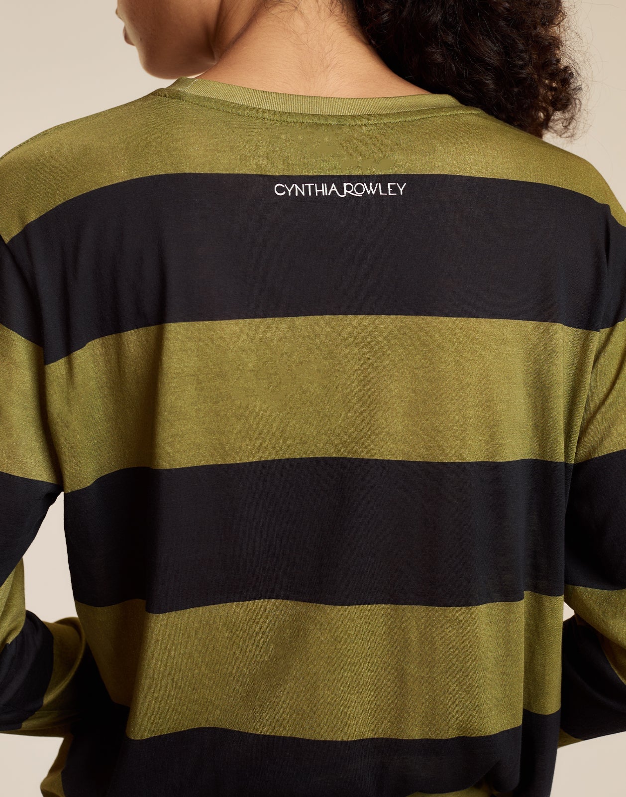 Cynthia Rowley Long Sleeve Everyday Tee - BLKOBR - Image 3