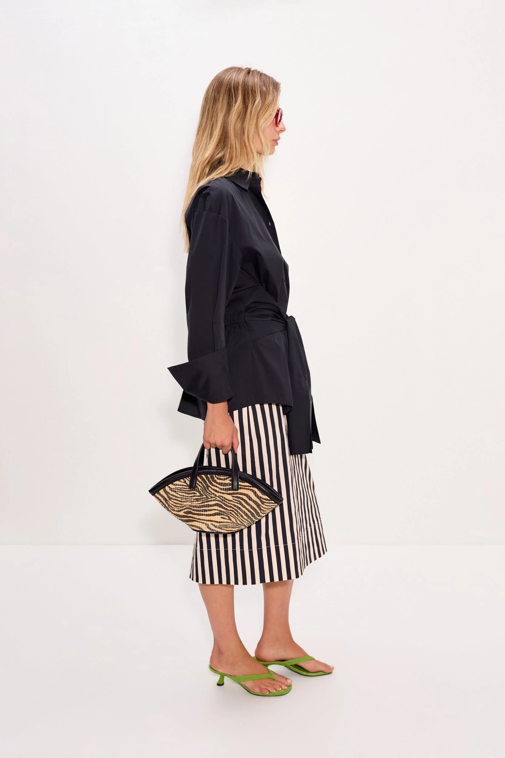 Simon Miller Inna Poplin Top - Black - Image 3