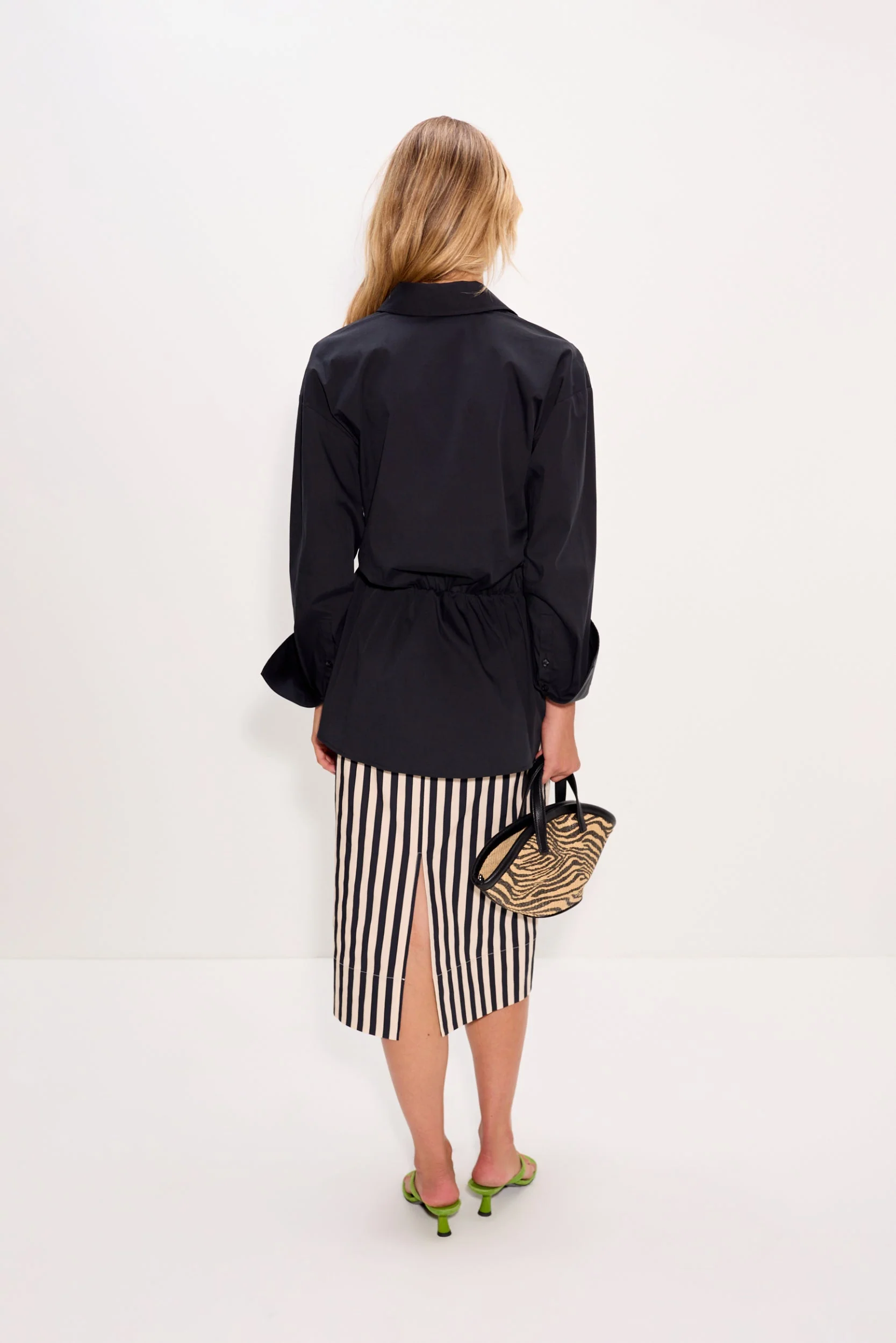 Simon Miller Inna Poplin Top - Black - Image 5