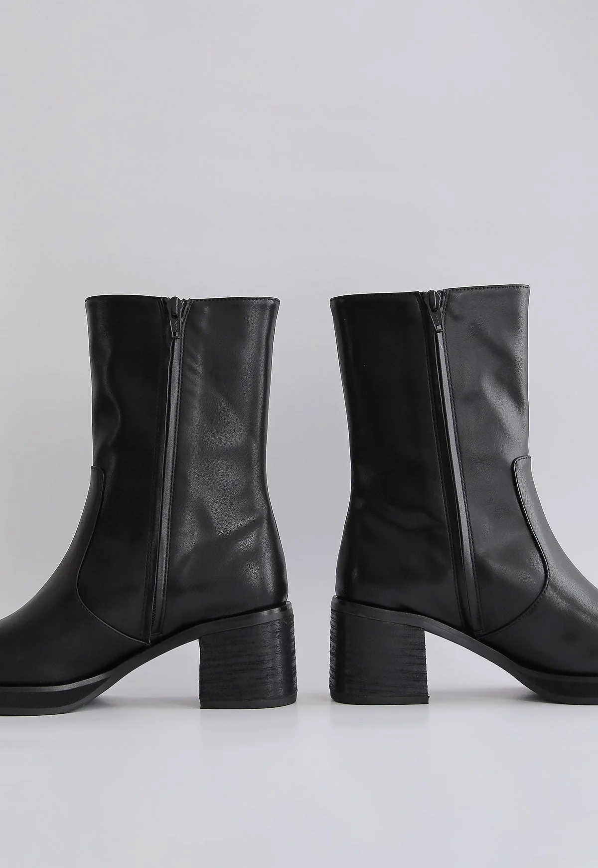 Intentionally Blank Norfolk Stacked Ankle Heel Boot - Image 5