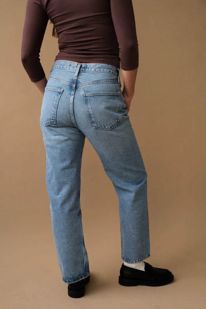 AGOLDE 90's Pinch Waist Crop Jeans - Stage - Image 2