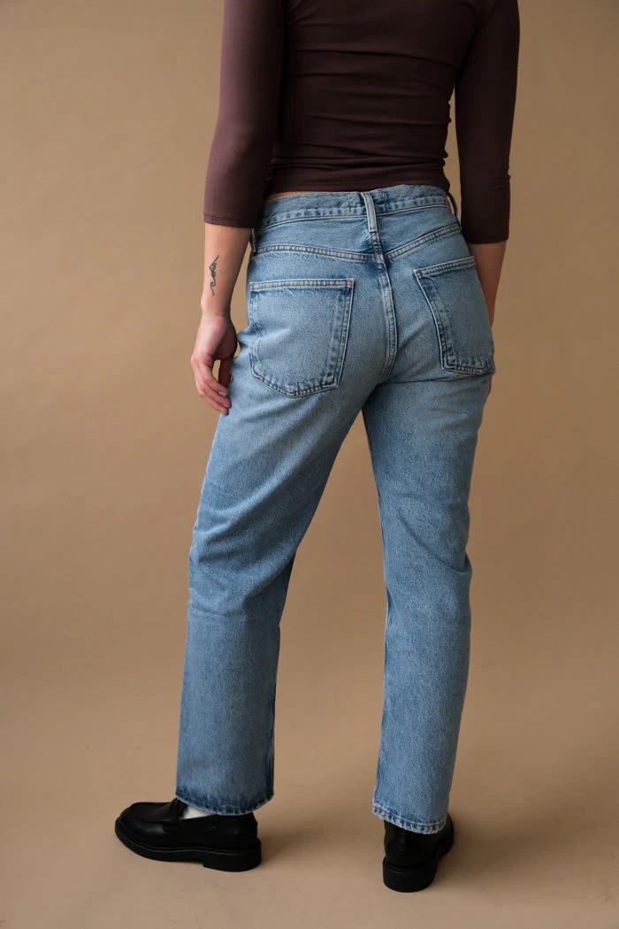 AGOLDE 90's Pinch Waist Crop Jeans - Stage - Image 4