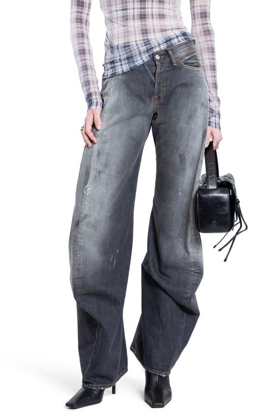 Acne Studios A00515900 Denim Pants - Black - Image 2