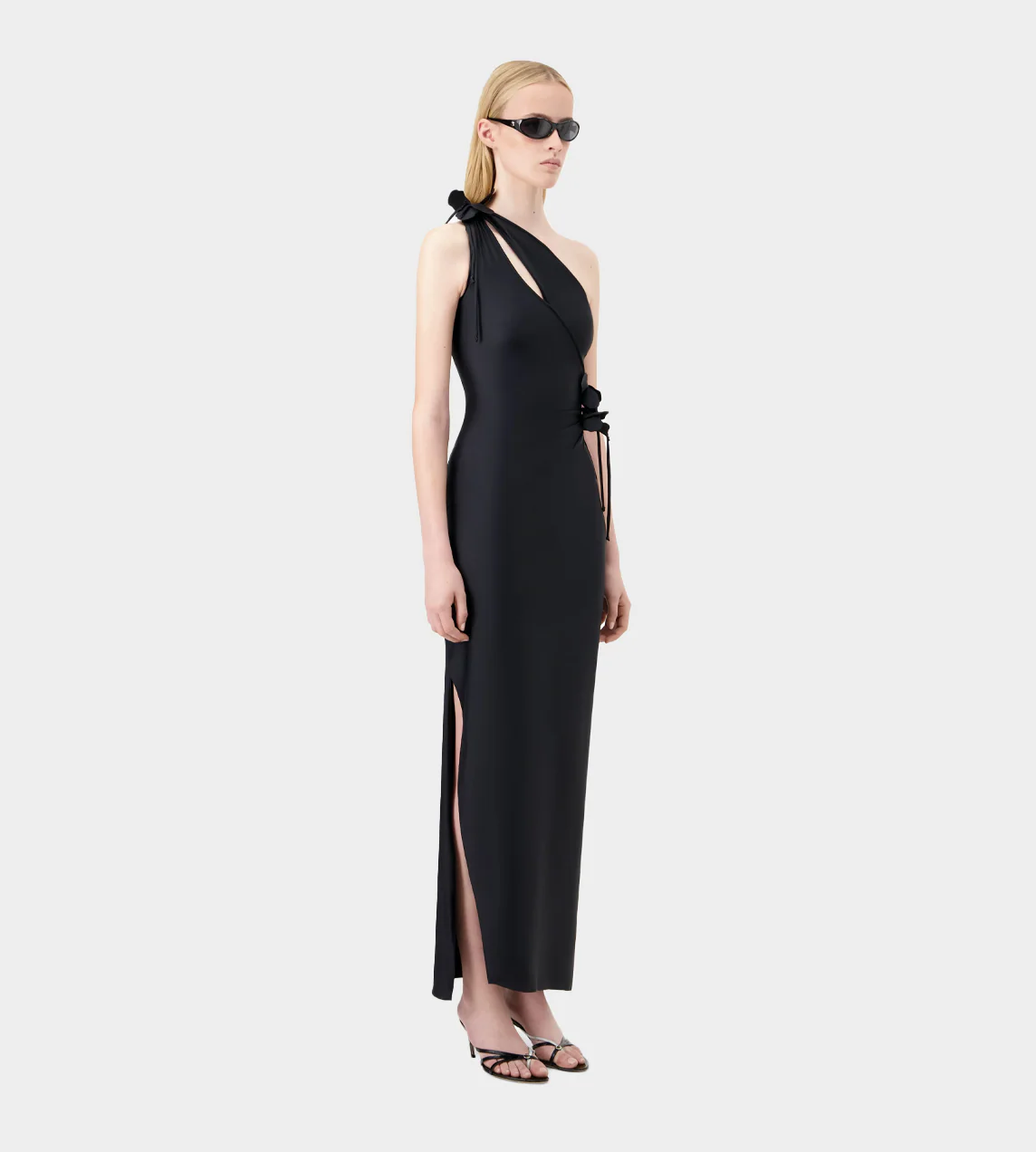 Coperni Asymmetric Flower Gown - Image 3
