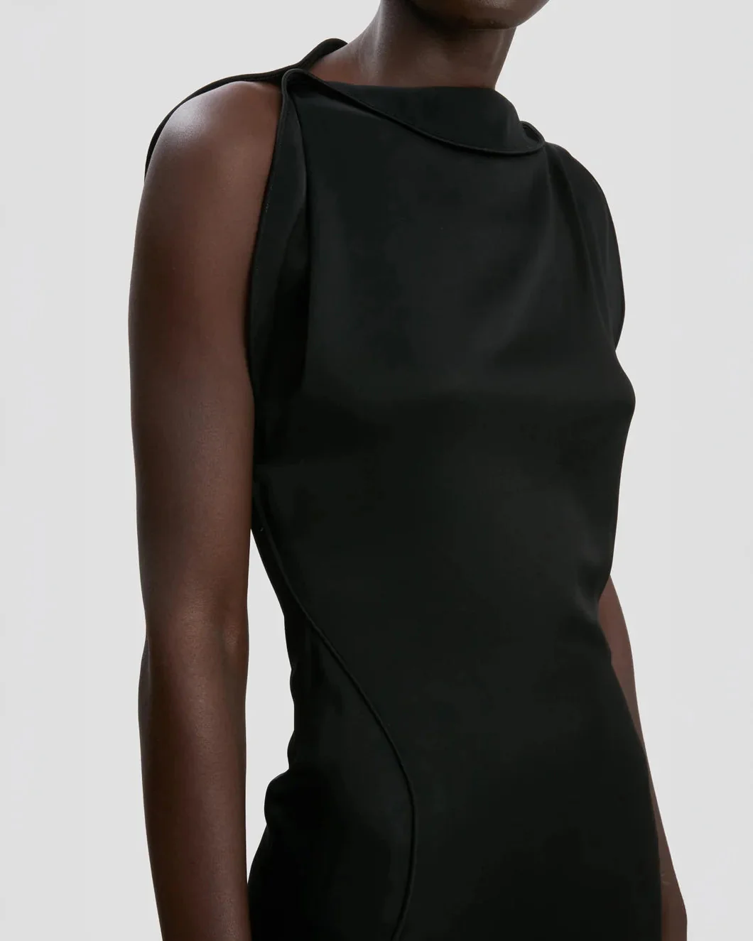Victoria Beckham Split Side Dress - Black - Image 5