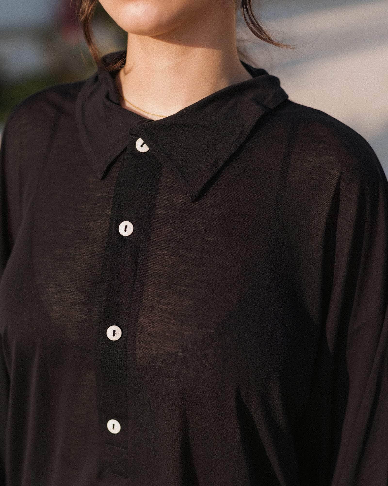 Baserange Seal Polo - Black - Image 4