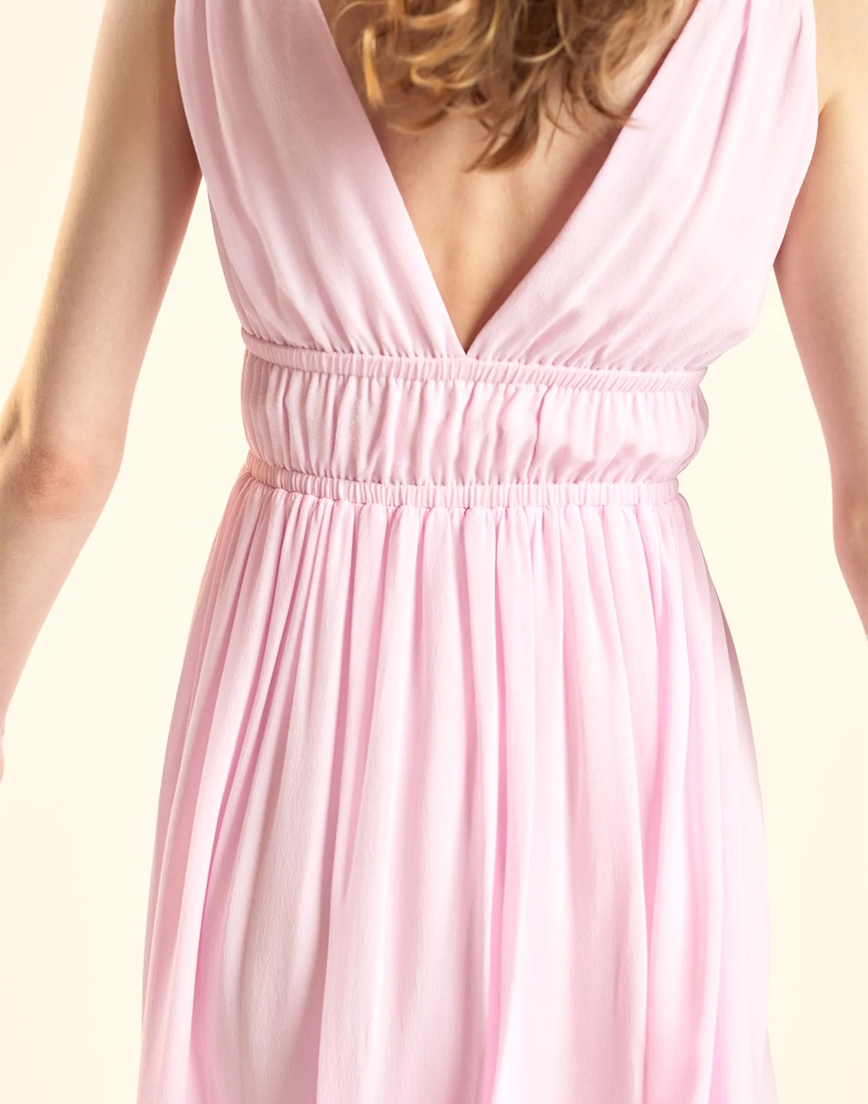 Cynthia Rowley Amelie Silk Midi Dress - Pink - Image 6