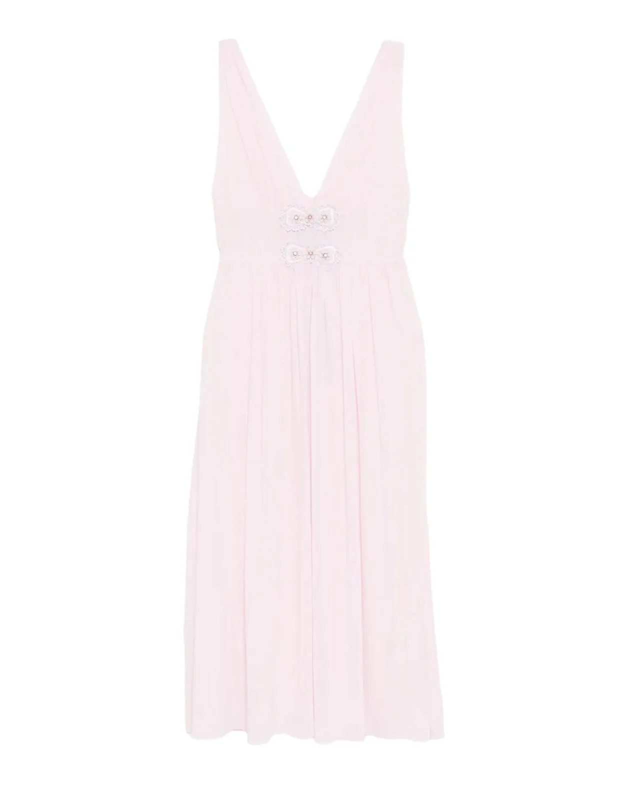 Cynthia Rowley Amelie Silk Midi Dress - Pink - Image 8