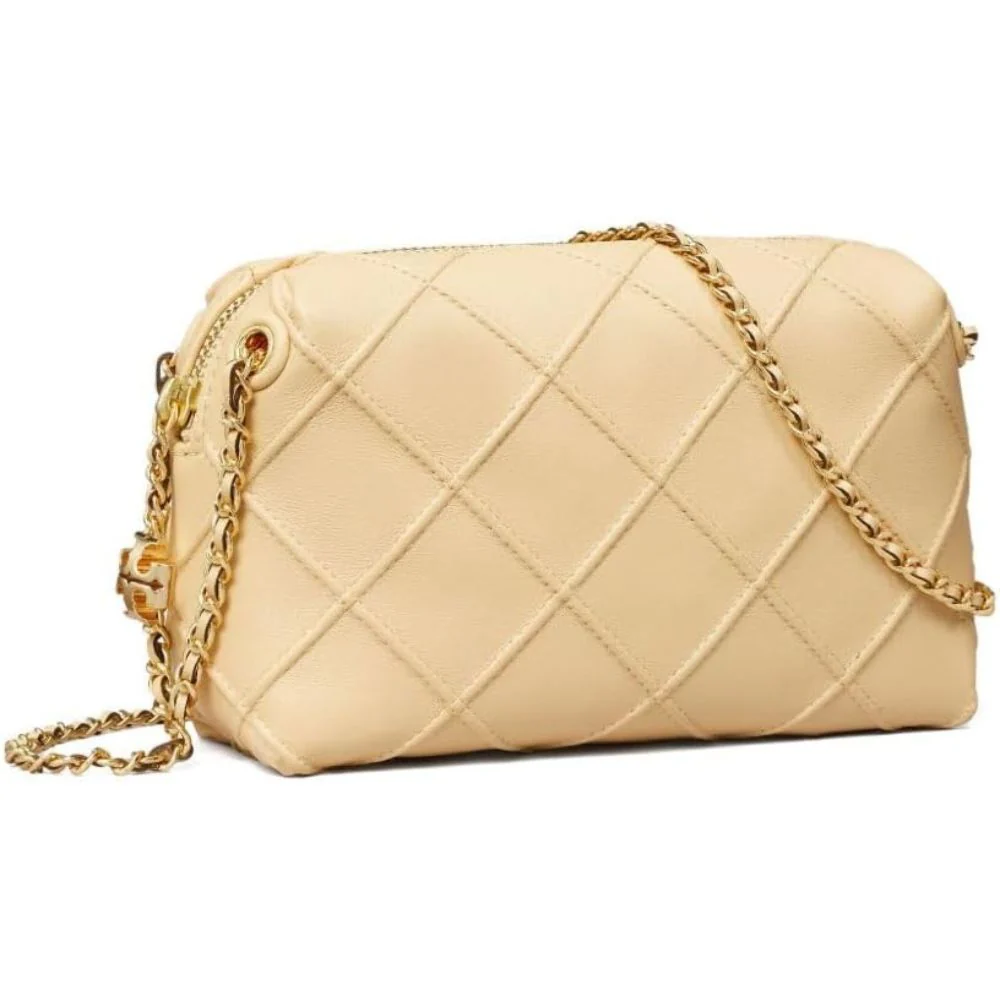 Tory Burch Fleming Small Crossbody Bag - Vanilla Soft Serve - Image 2