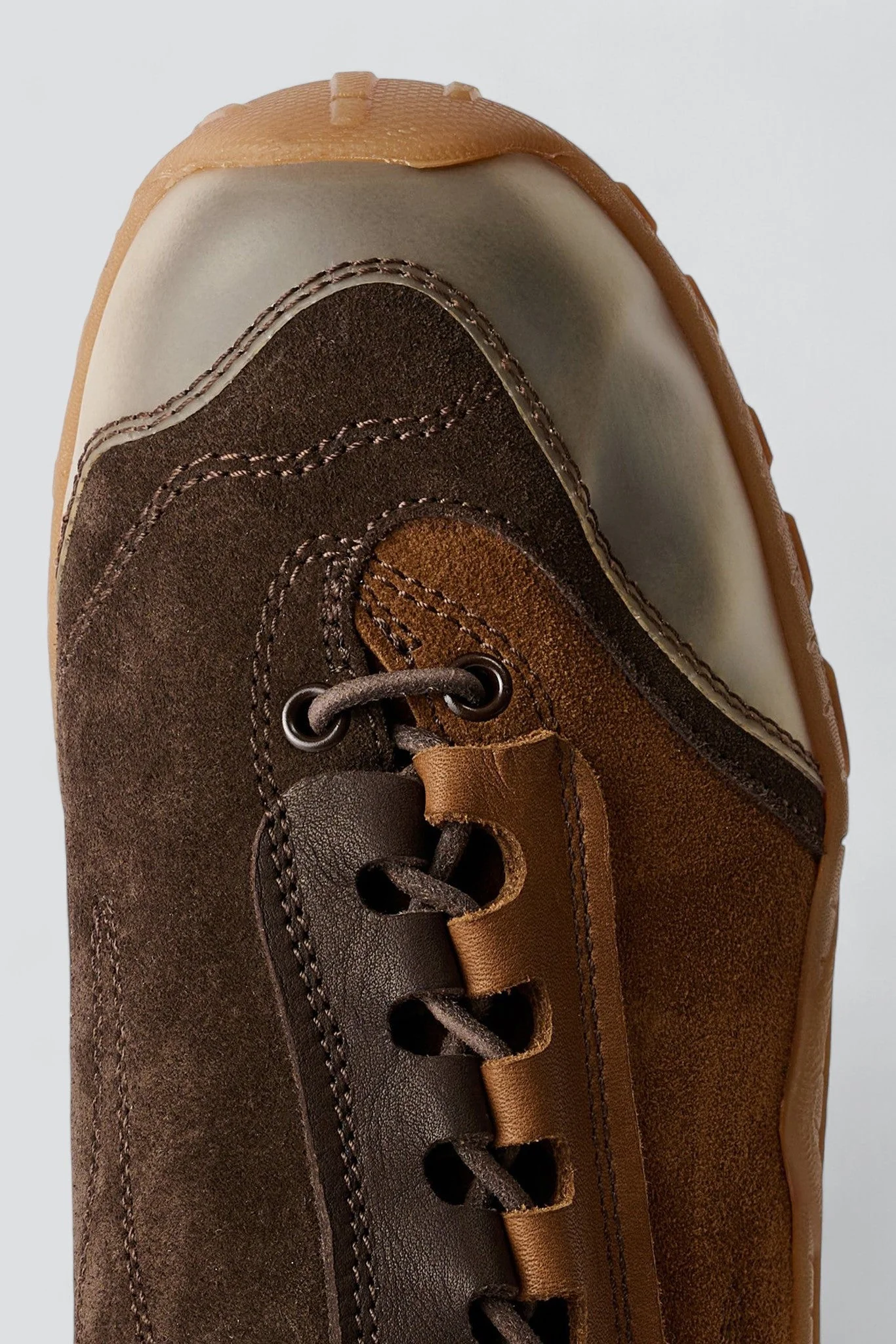Our Legacy Bitter Cocoa Mowed Suede Gabe Sneaker - Image 6