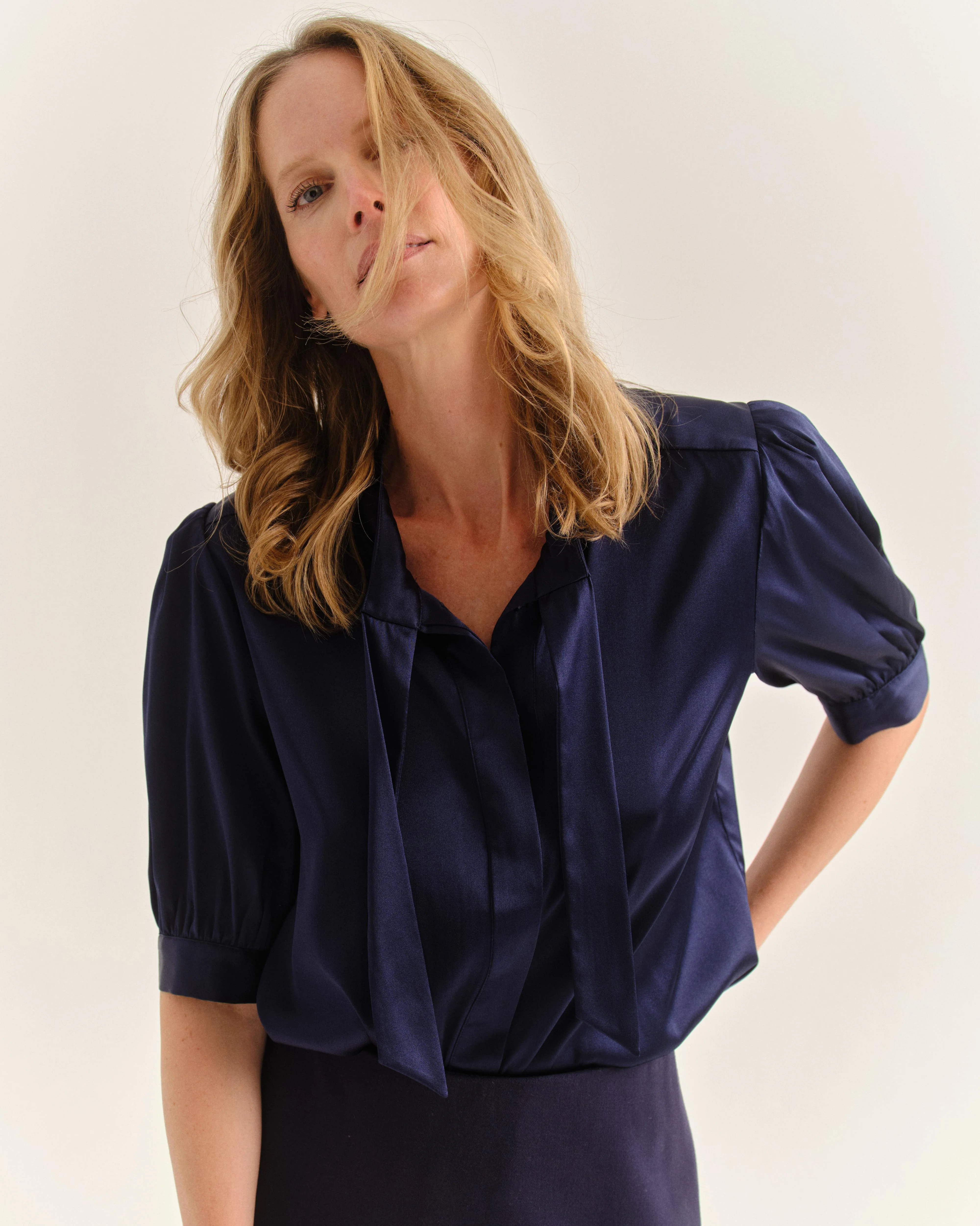 Cartolina Peggy Short Sleeve Blouse - Image 3