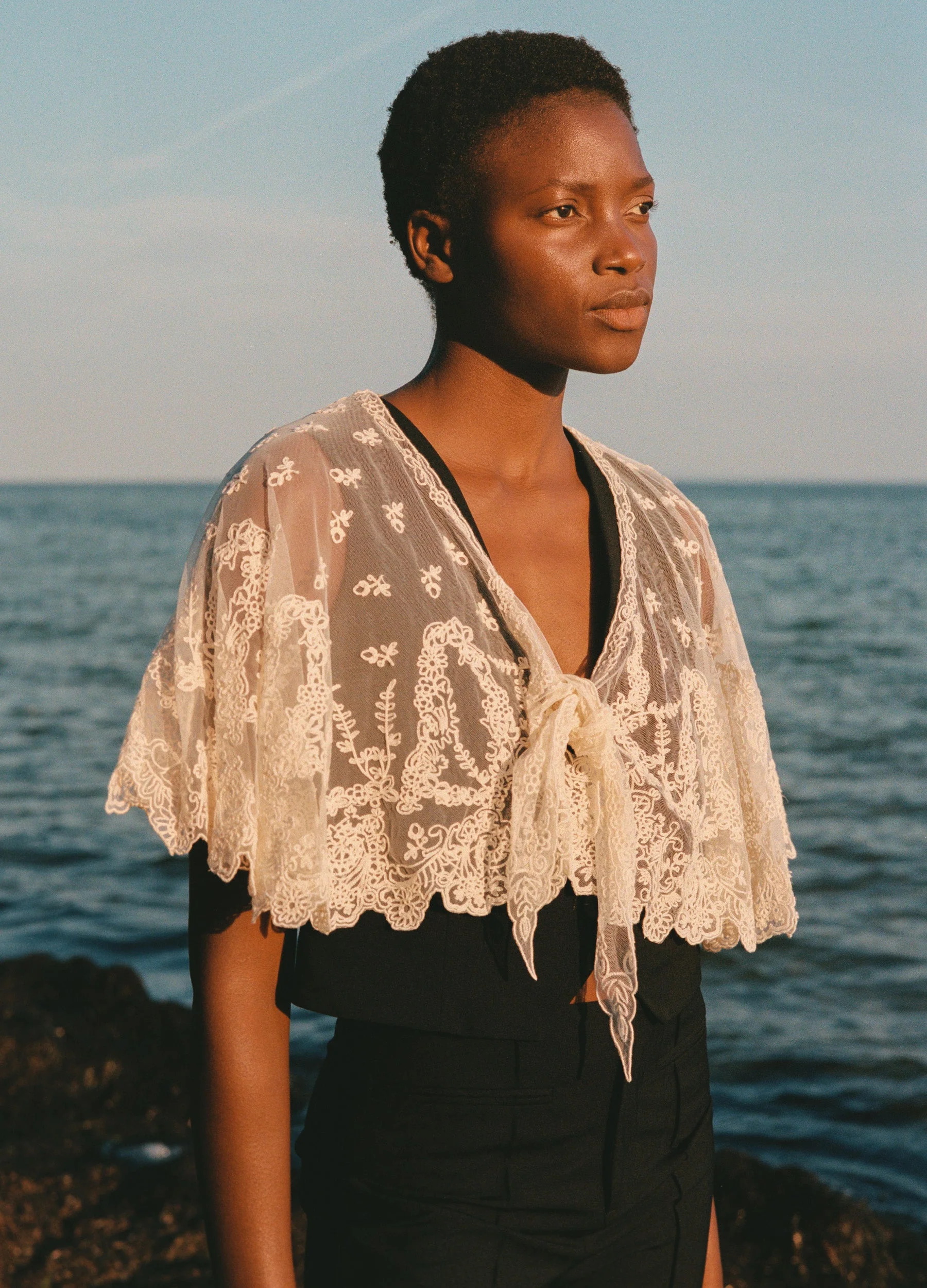 Sea NY Elisa Vest - Black - Image 2