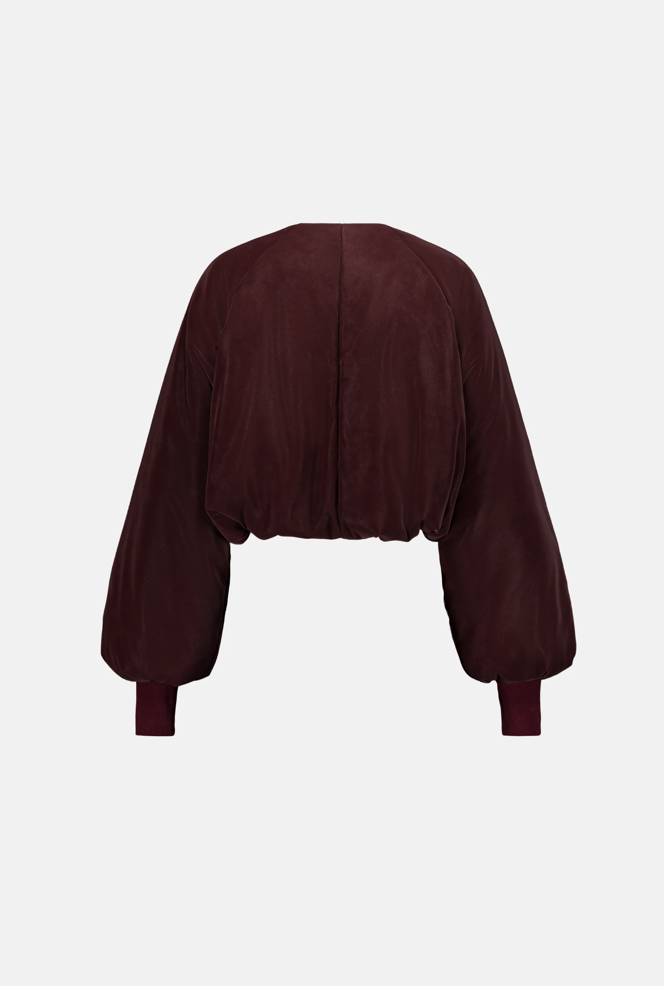 SAEMDI Bordeaux Bomber Jacket - Image 4