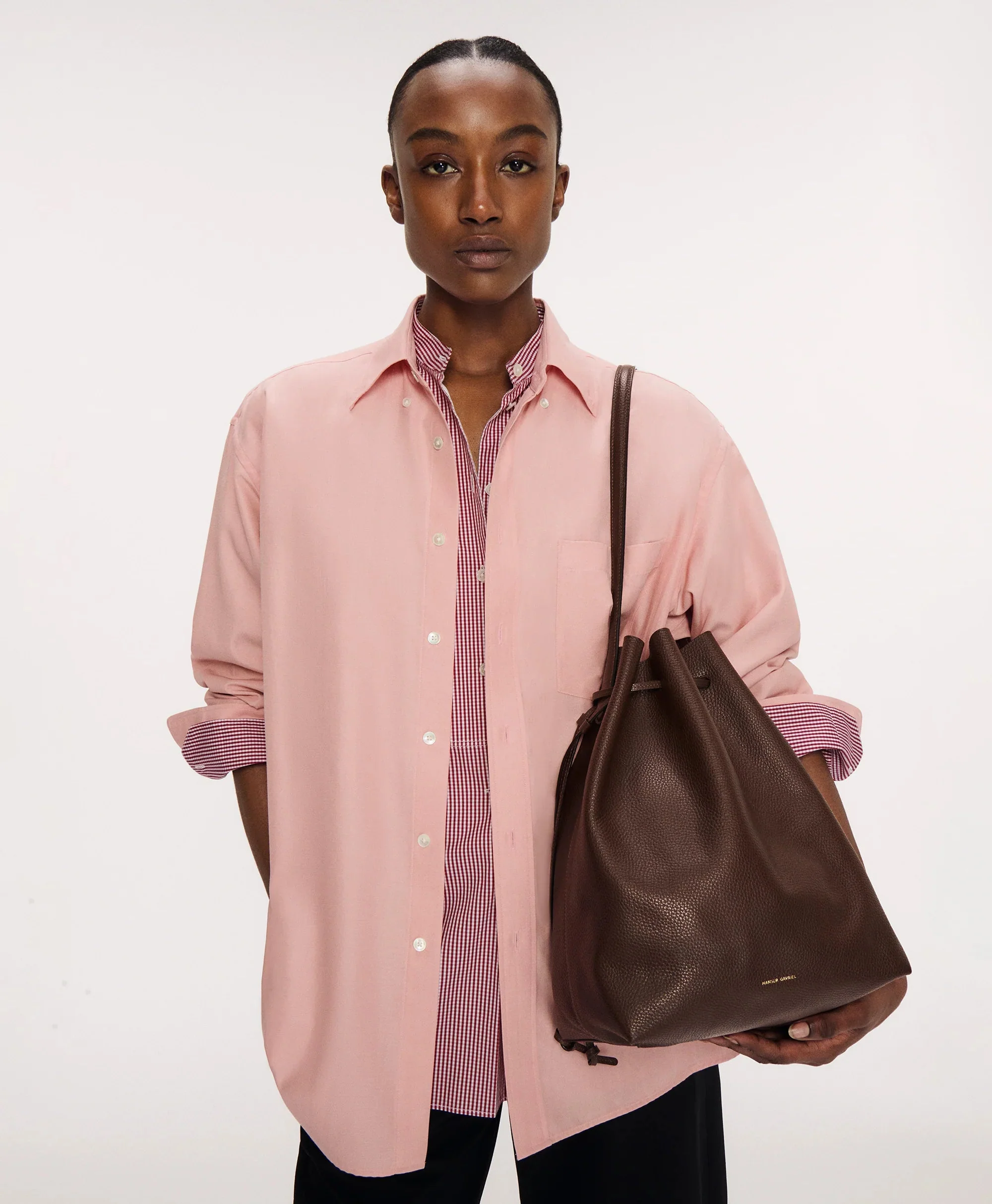 Mansur Gavriel Drawstring Cabas Bag - Image 2