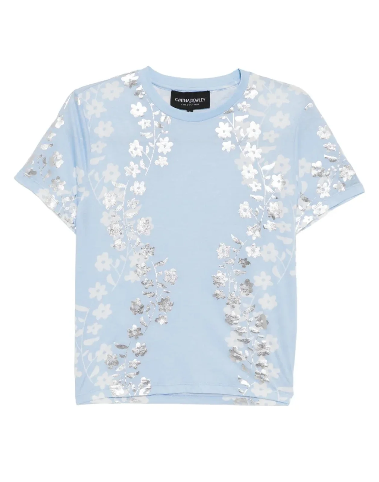 Cynthia Rowley Foil Printed Tee - Blusil - Image 6