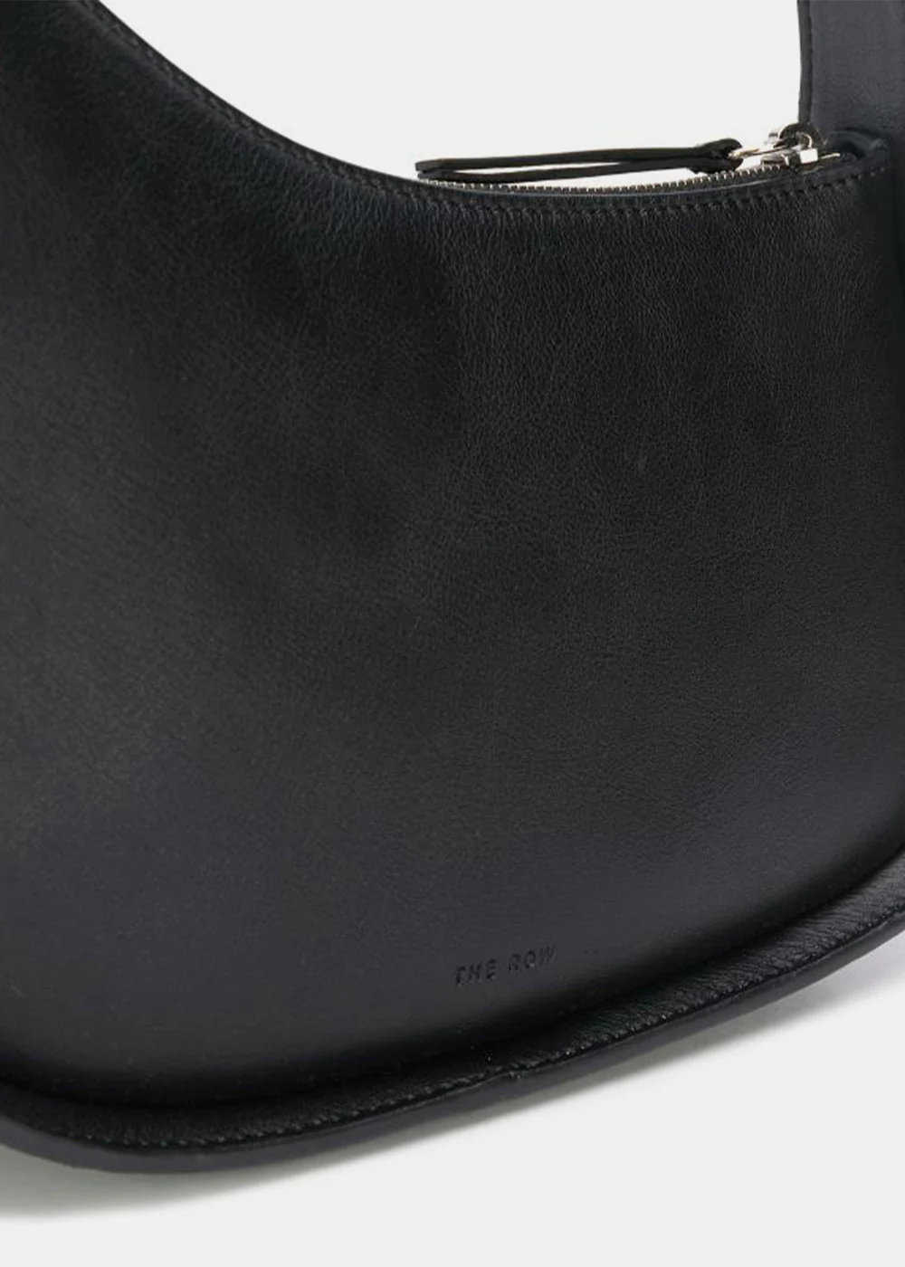 The Row Half Moon Shoulder Bag - Black - Image 4