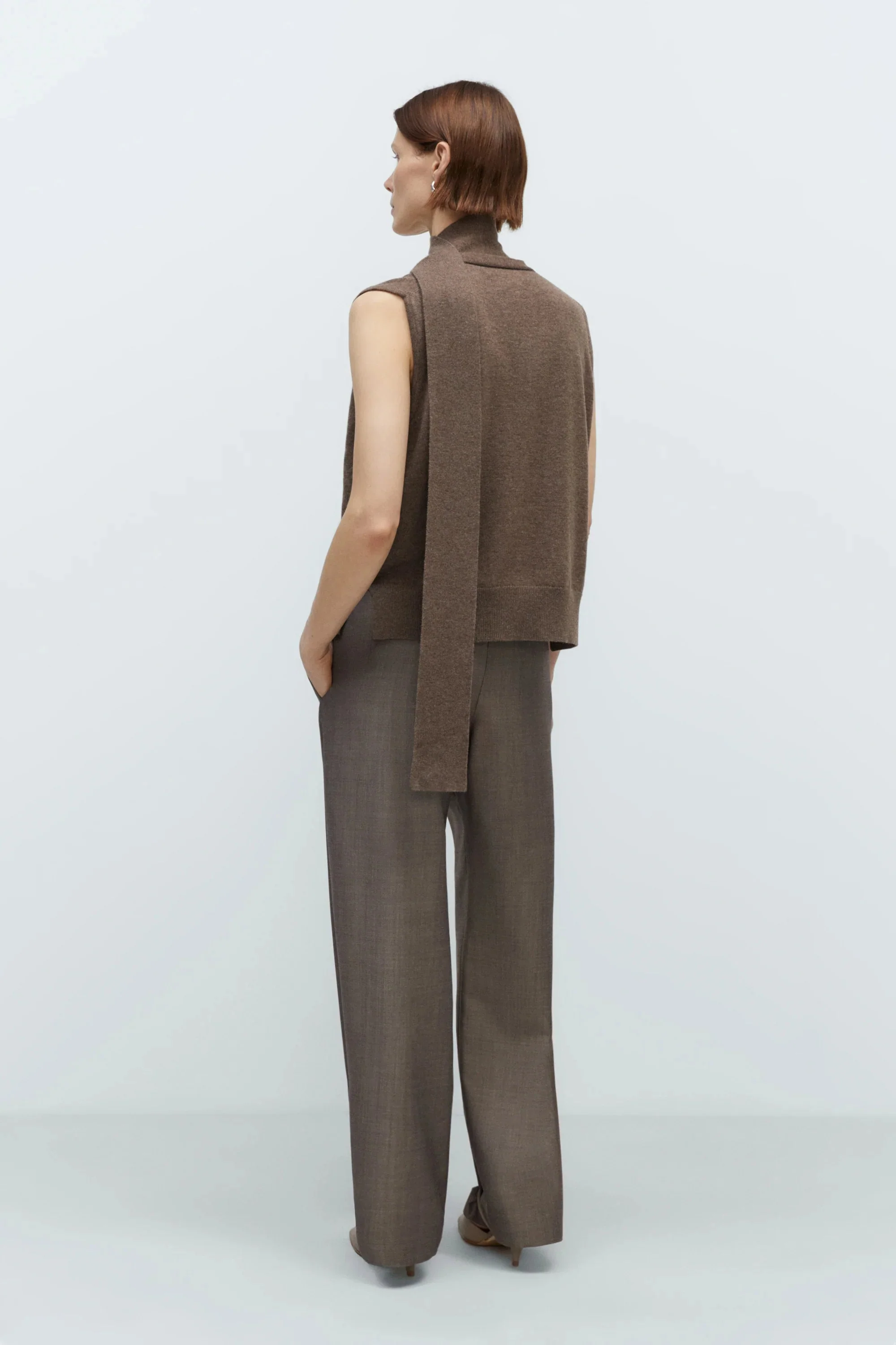 Cordera Merino Wool Lace Waistcoat - Image 2