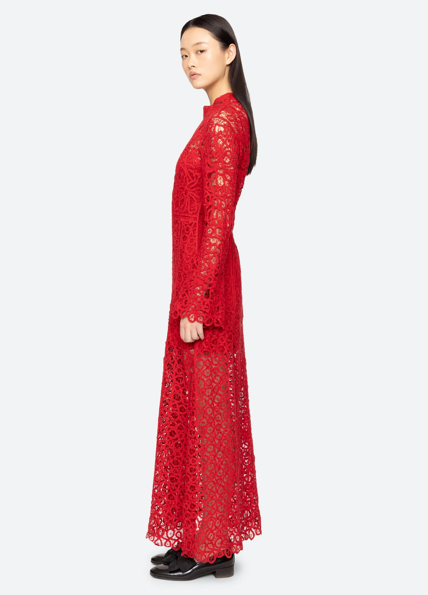 Sea NY Adelina Dress - Red - Image 4