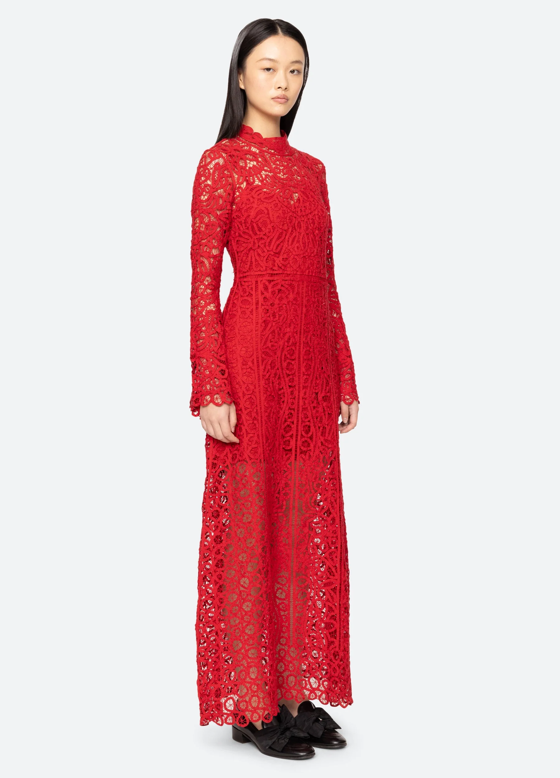 Sea NY Adelina Dress - Red - Image 5
