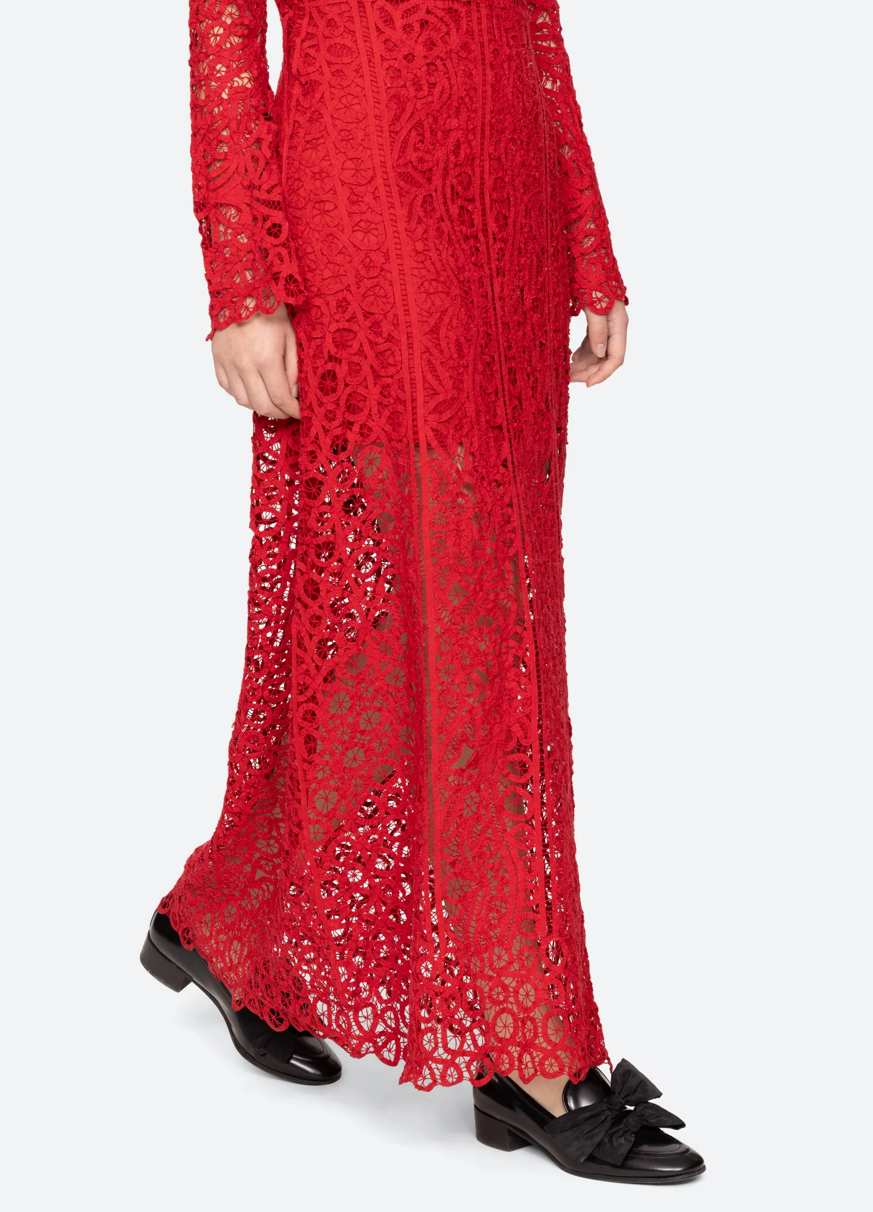 Sea NY Adelina Dress - Red - Image 8