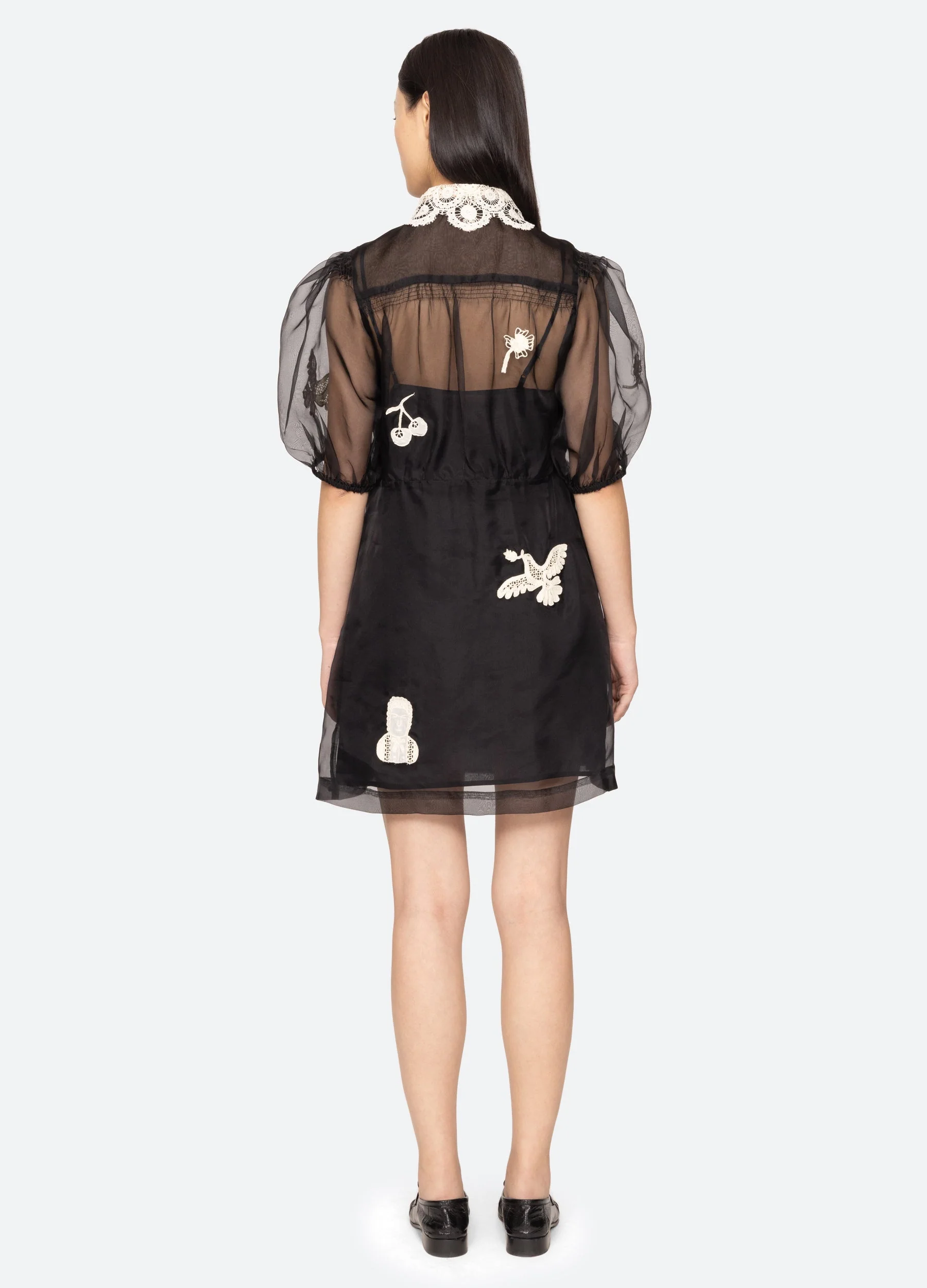 Sea NY Ellison Mini Dress - Black - Image 3