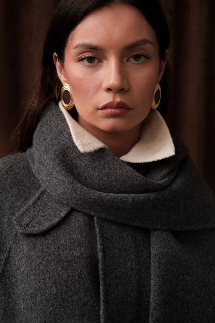 Heaven Mayhem Rowan Earring - Brown/Gold - Image 2