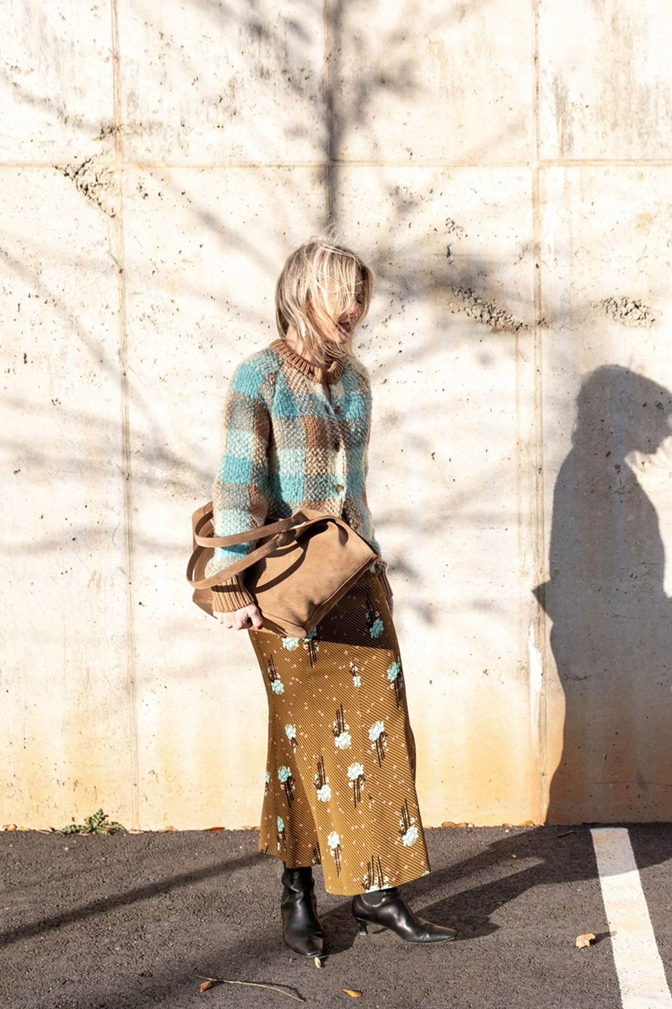 Guest in Residence Buffalo Plaid Cardigan