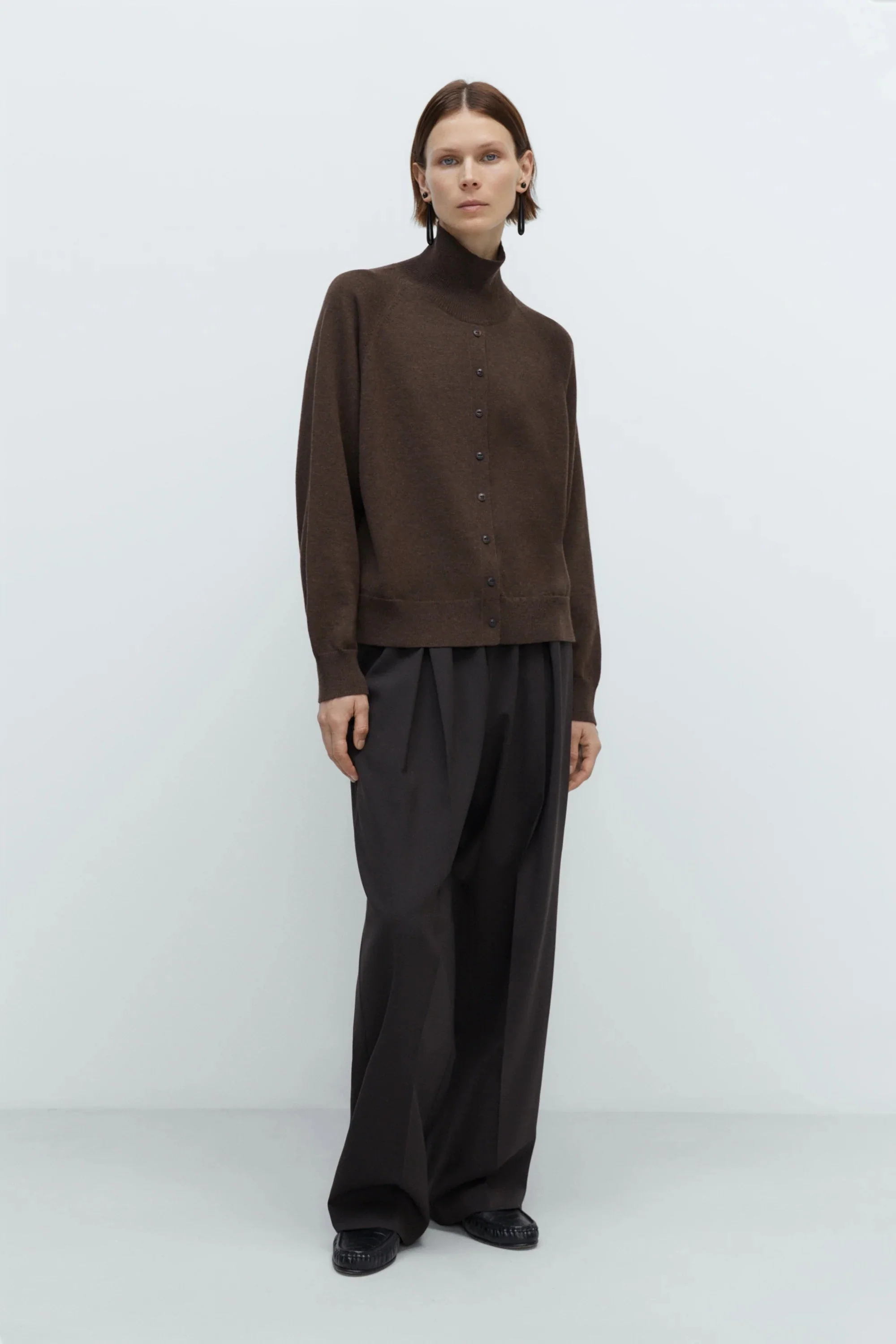 Cordera Merino Wool Buttoned Sweater - Image 2