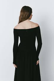 Sophie Rue Rosette Off Shoulder Dress - Image 6