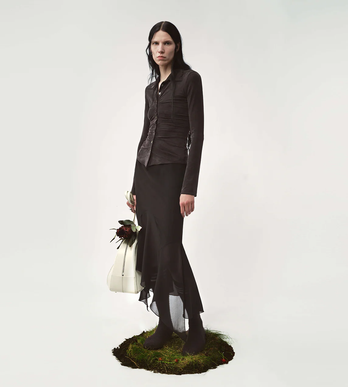 Avavav Kajsa Long Draped Skirt - Image 3