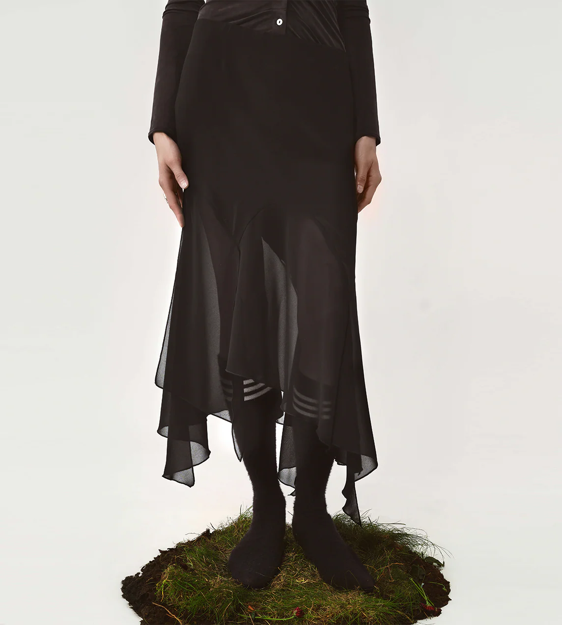 Avavav Kajsa Long Draped Skirt - Image 4