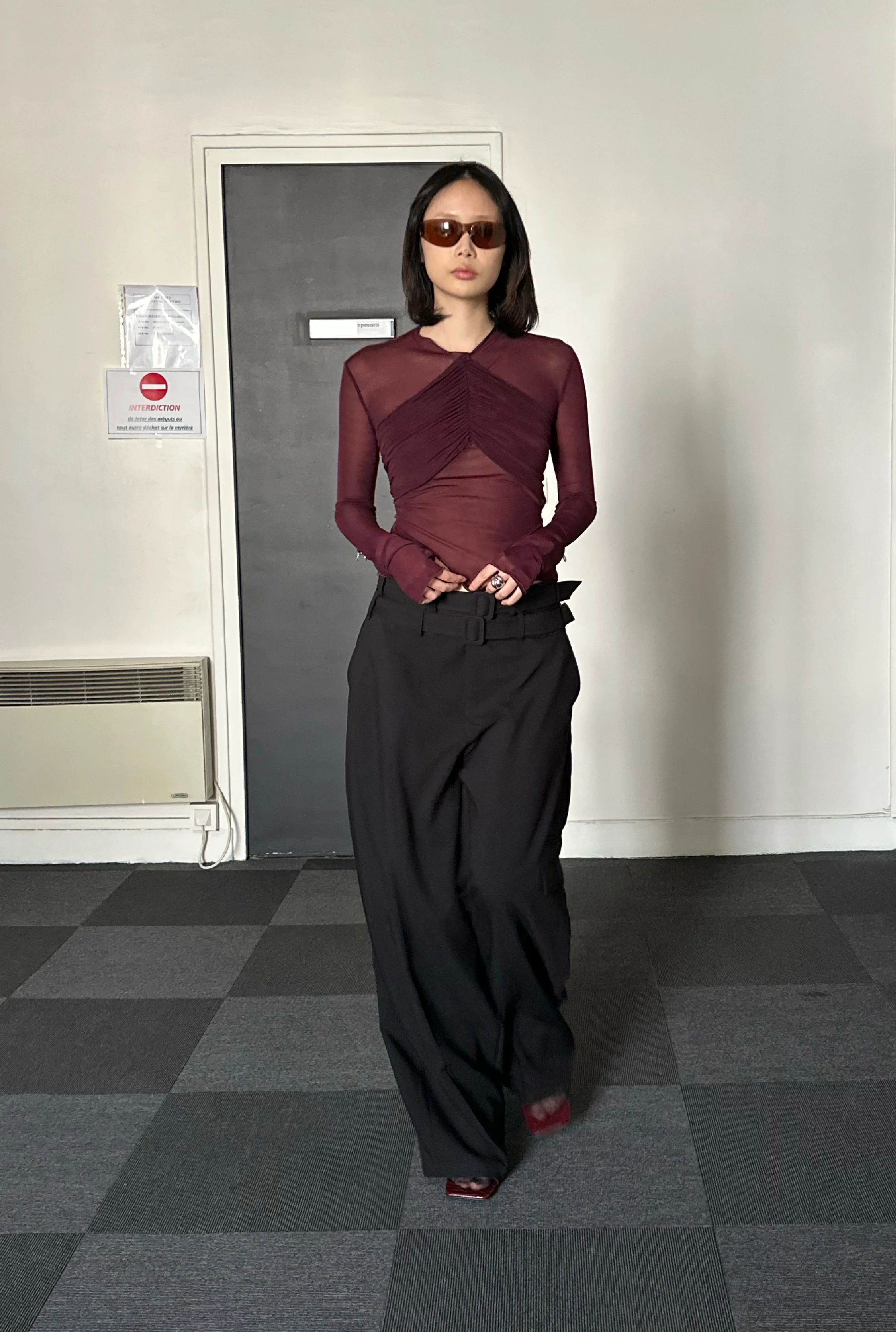 SAEMDI Double Belted Trousers - Image 2