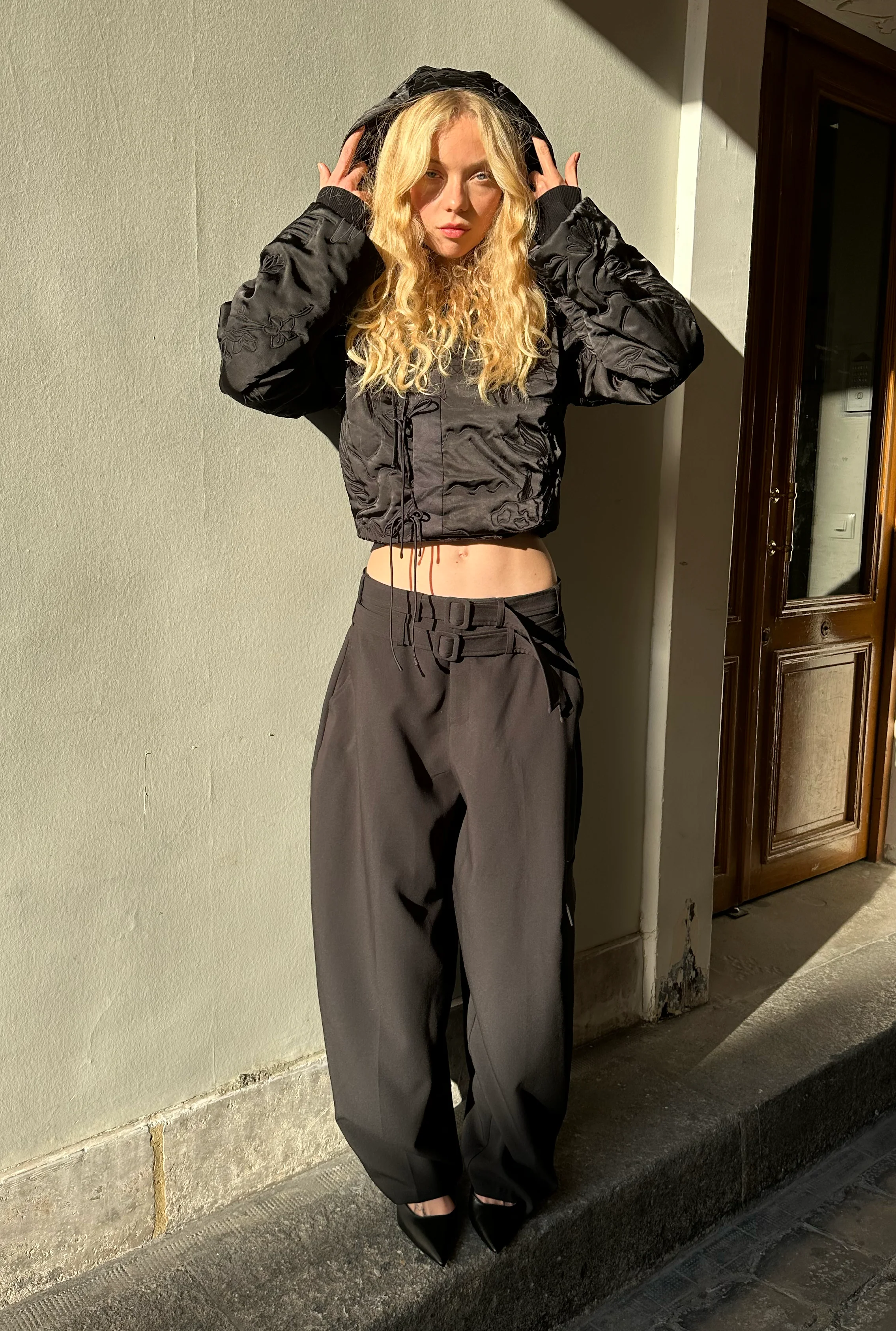 SAEMDI Double Belted Trousers - Image 3
