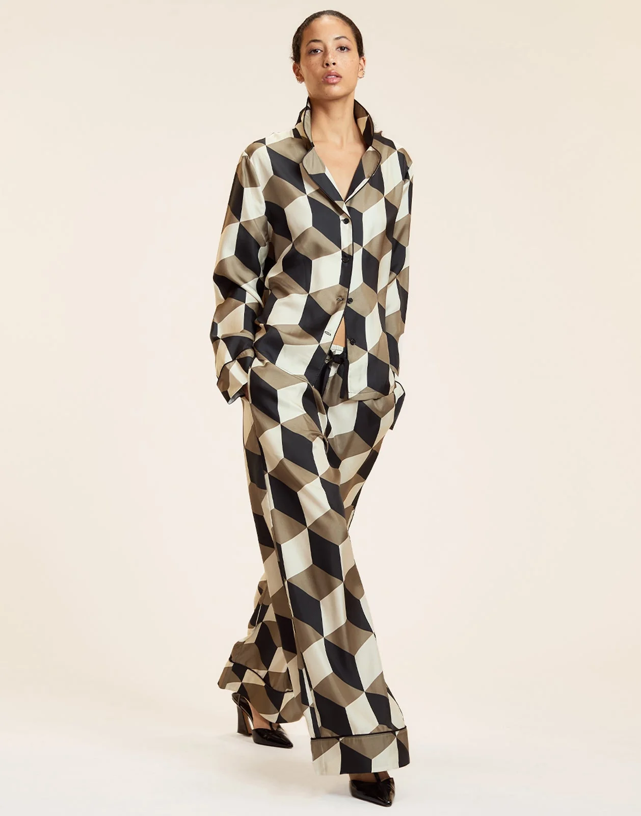 Cynthia Rowley Art Deco PJ Top - Image 2