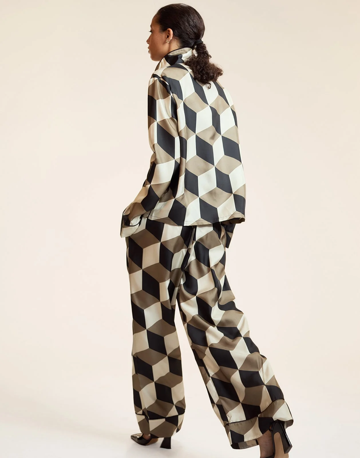 Cynthia Rowley Art Deco PJ Pants - Image 4