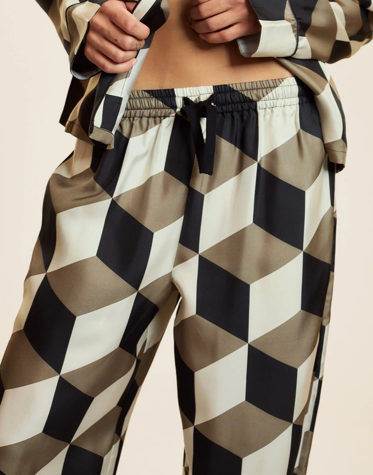 Cynthia Rowley Art Deco PJ Pants - Image 5
