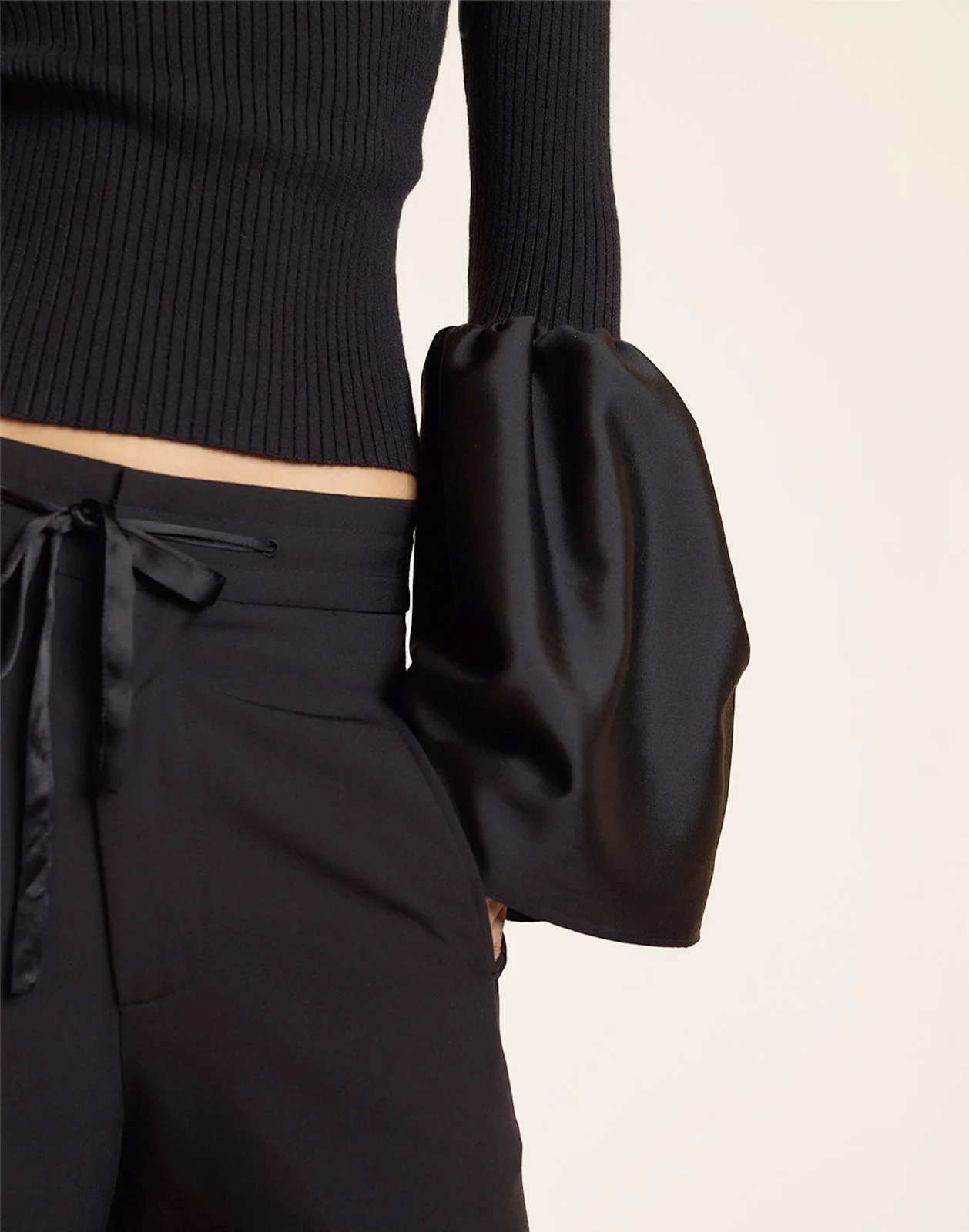 Cynthia Rowley Fiona Top - Black - Image 4