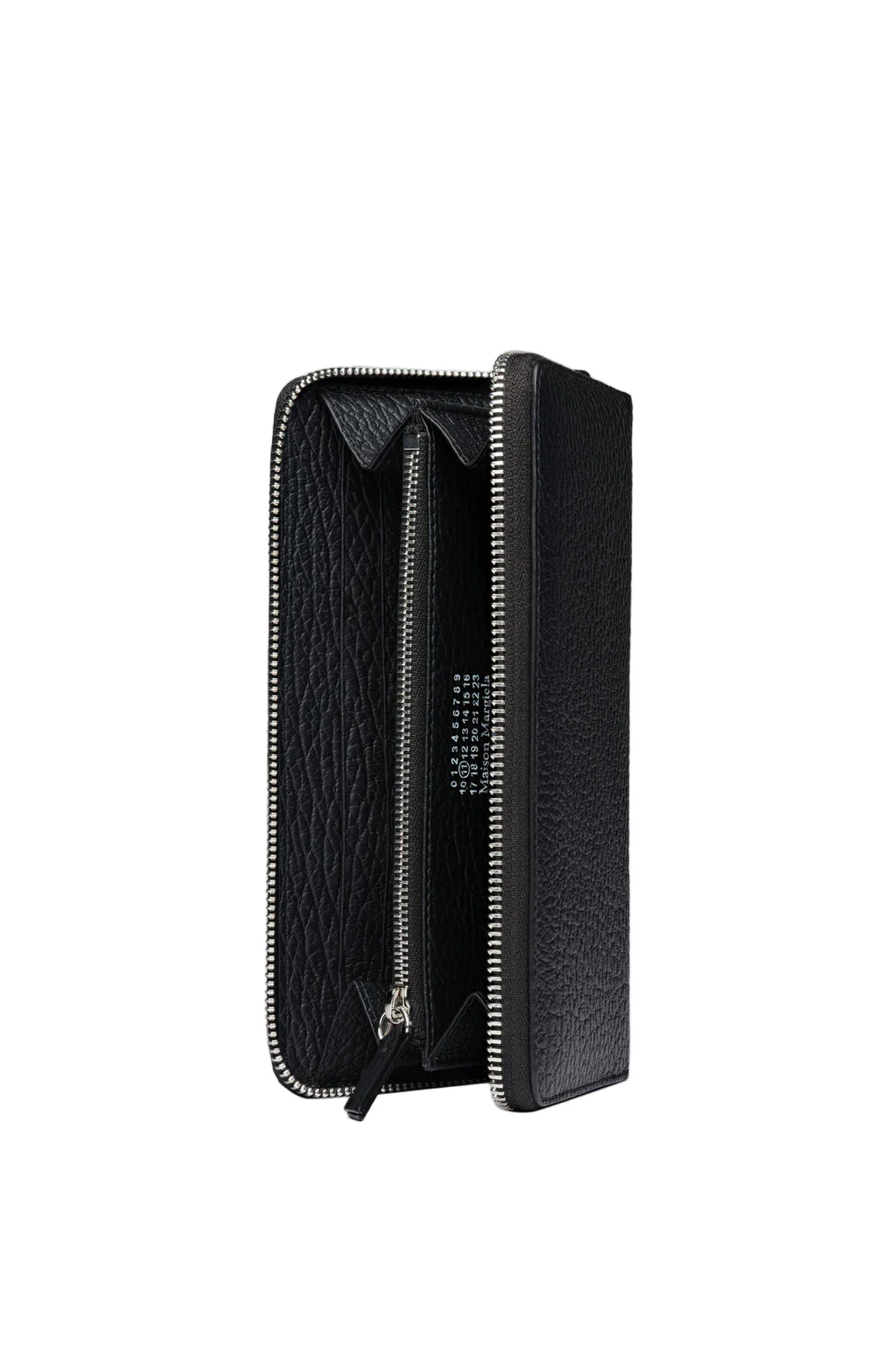 Maison Margiela Four Stitches Zip-Around Wallet - Black - Image 2