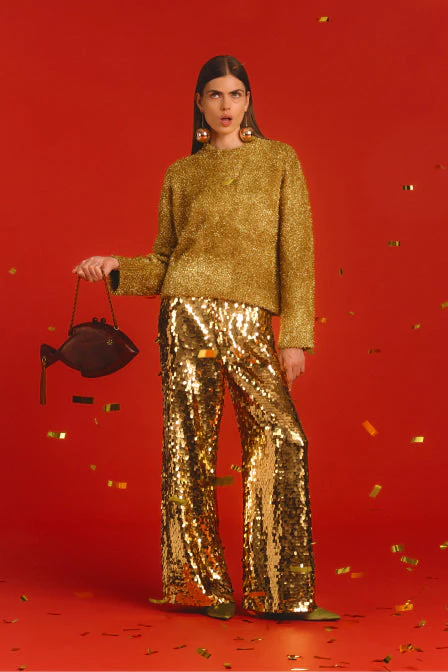Simon Miller Cher Tinsel Sweater - Star Gold - Image 5