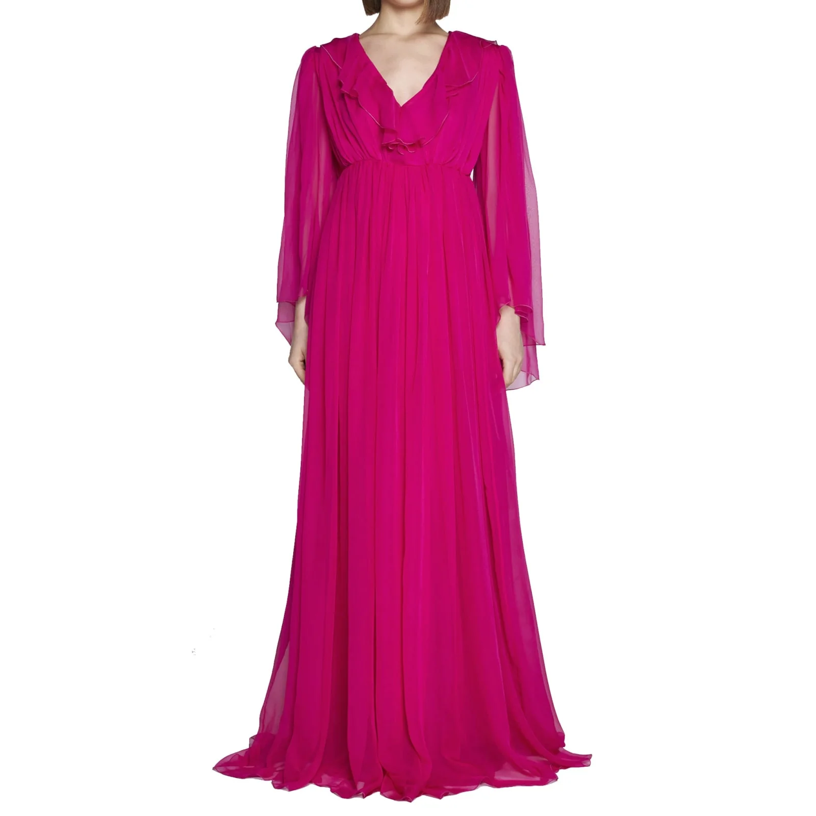 Gucci Silk Midi Dress - Pink - Image 2
