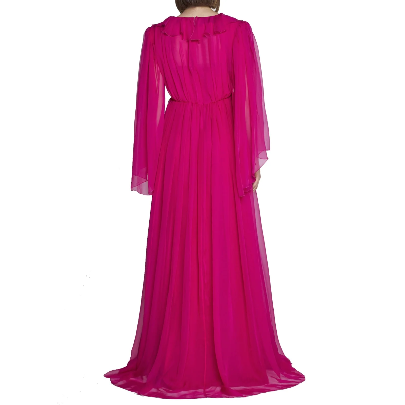 Gucci Silk Midi Dress - Pink - Image 3