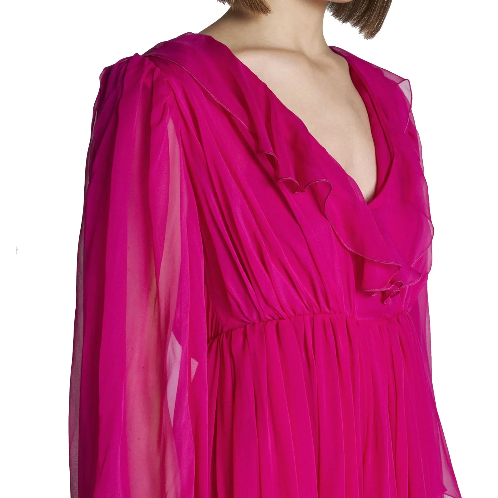 Gucci Silk Midi Dress - Pink - Image 4