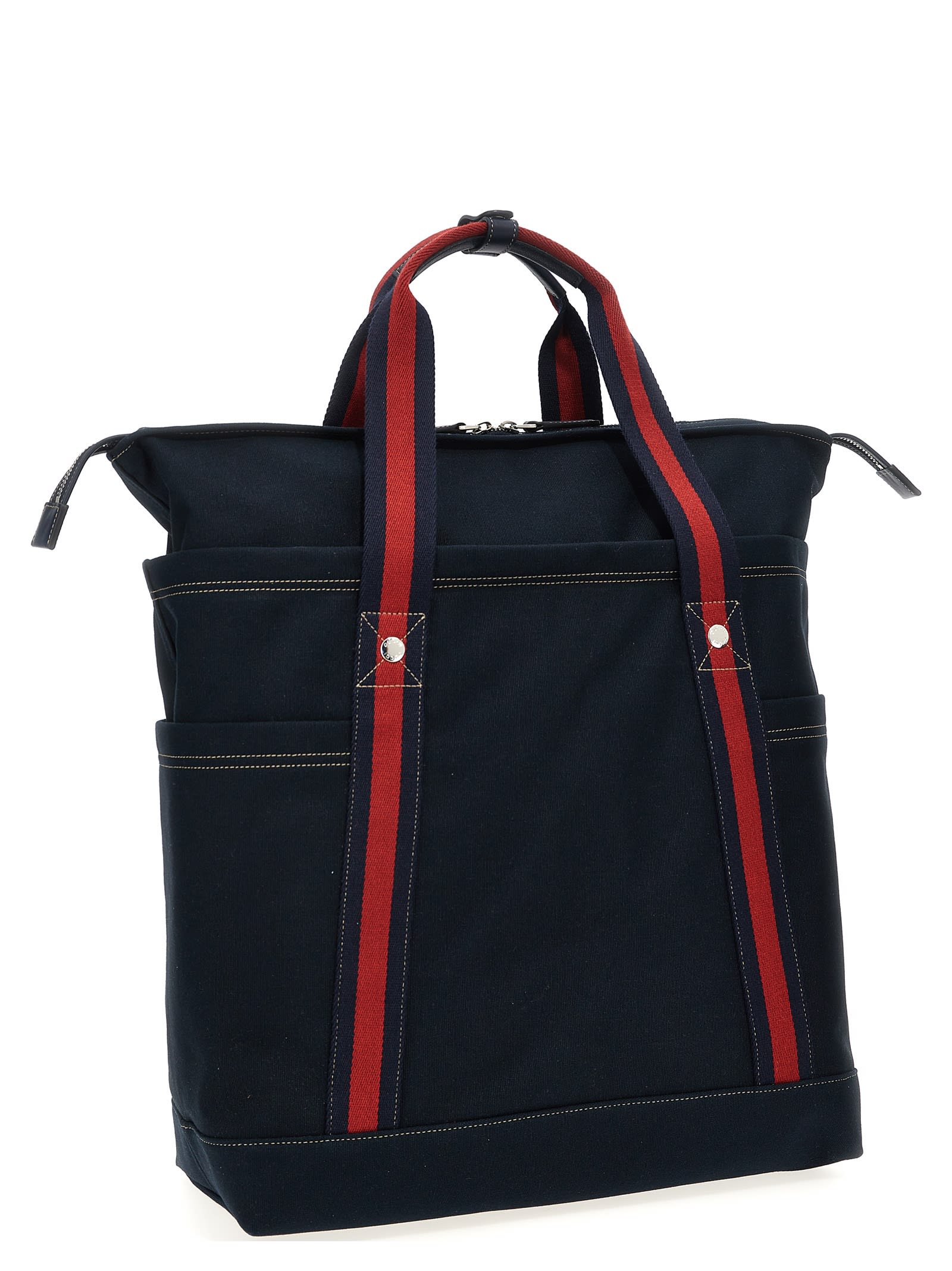 Gucci Large Coat Of Arms Shopping Bag - Blue - Image 2