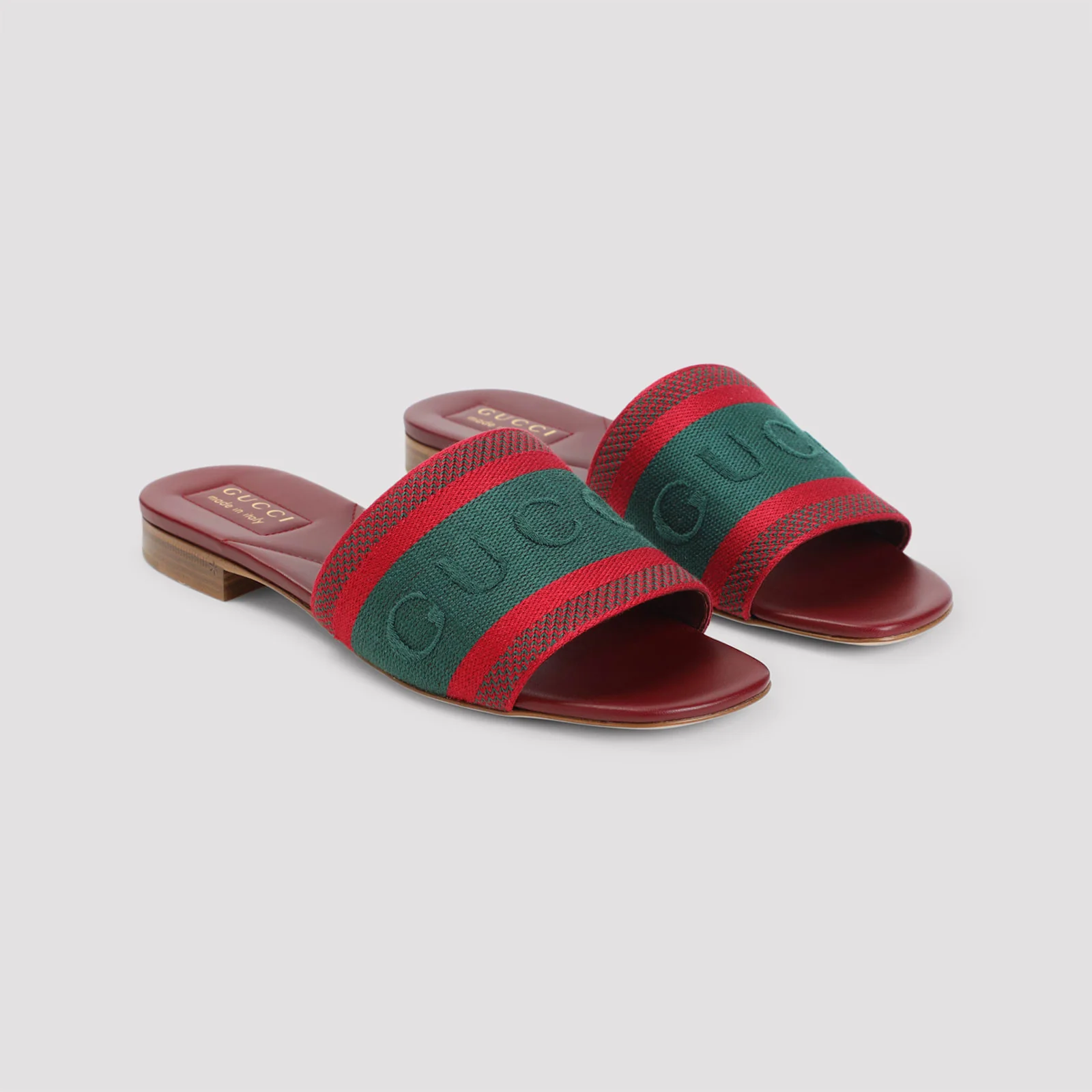 Gucci Jane Sandals - Red Green - Image 5