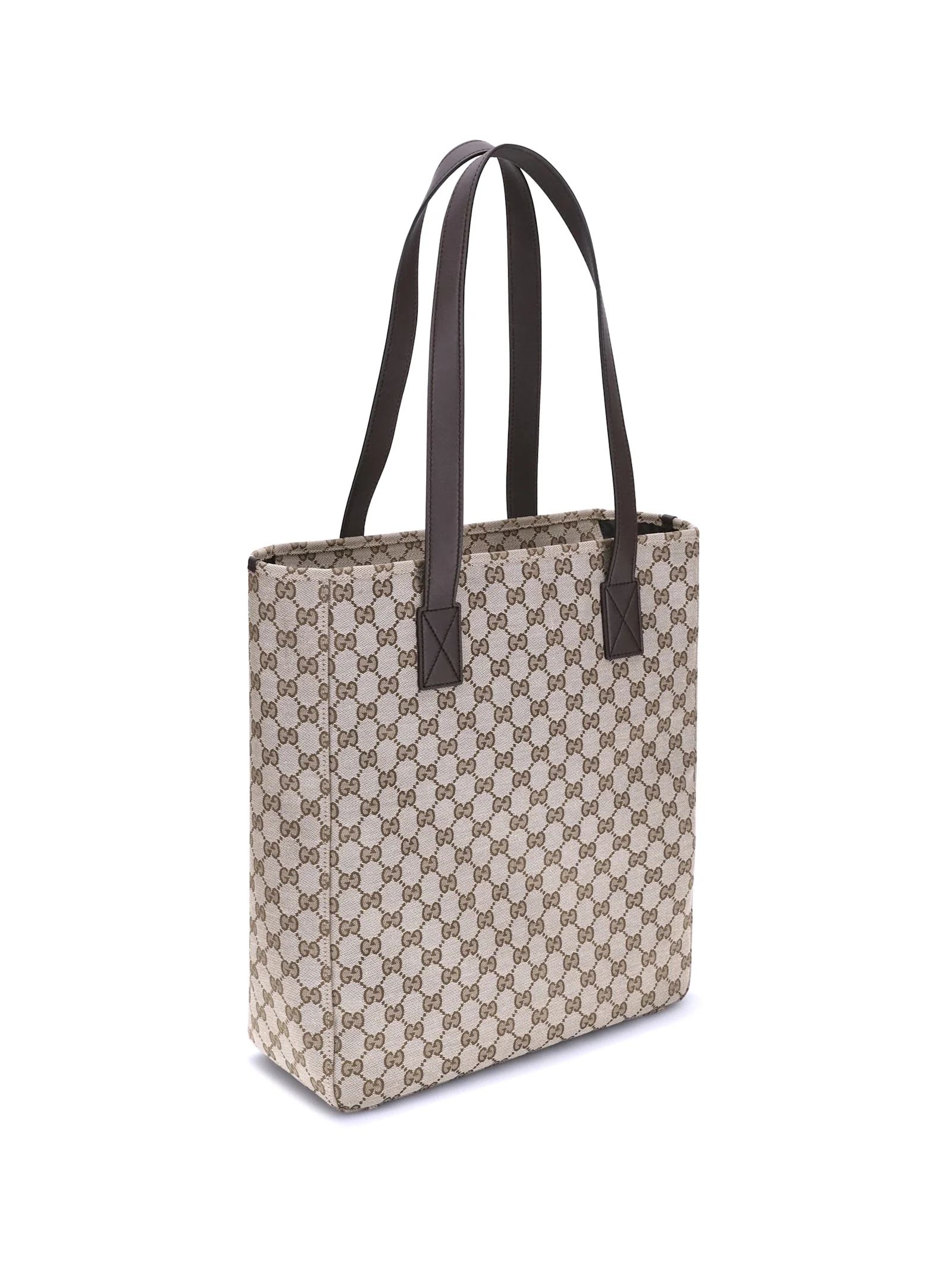 Gucci GG Fabric Tote Bag - Ebony Cocoa - Image 2