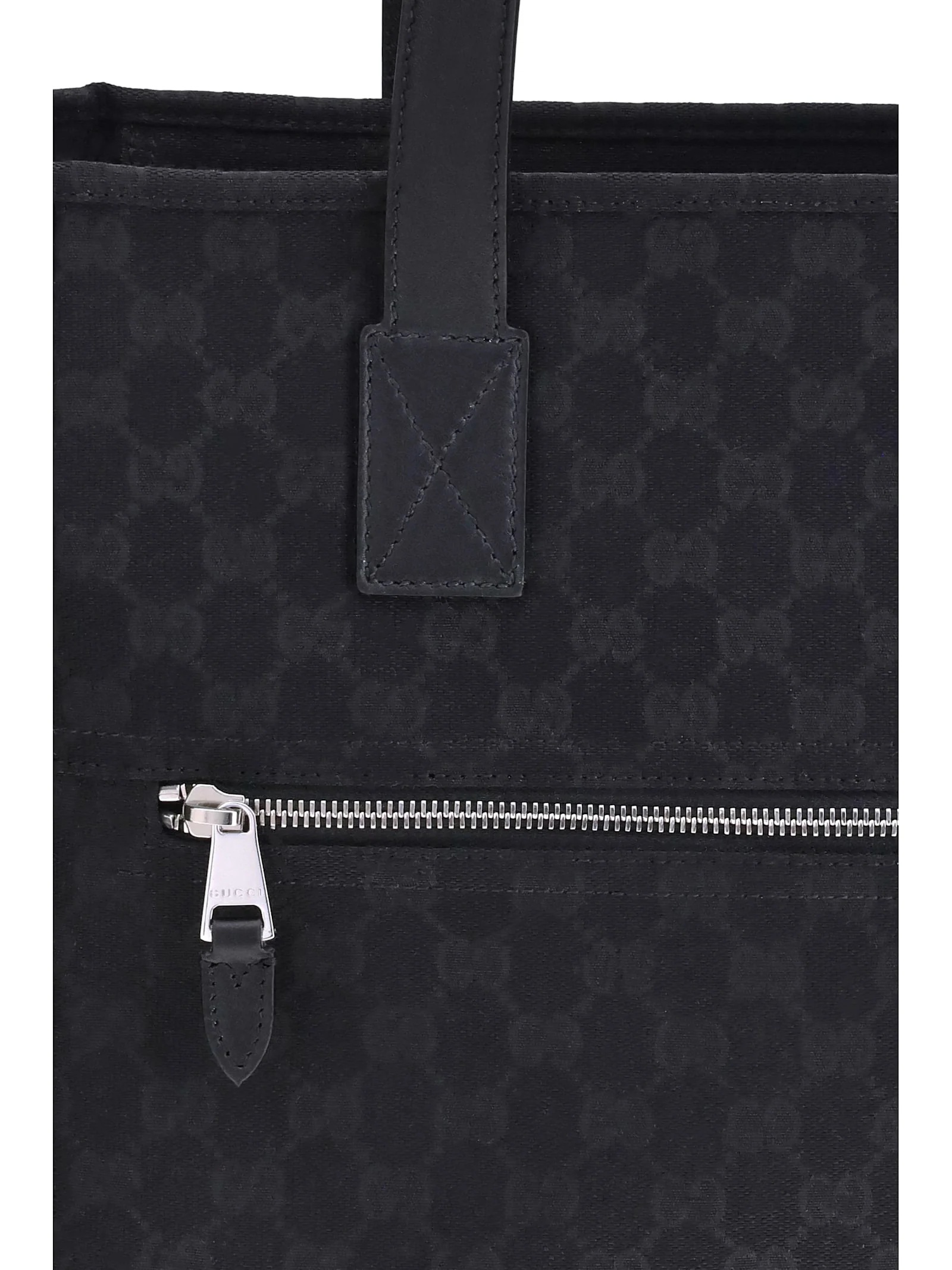 Gucci GG Fabric Tote Bag - Black - Image 5