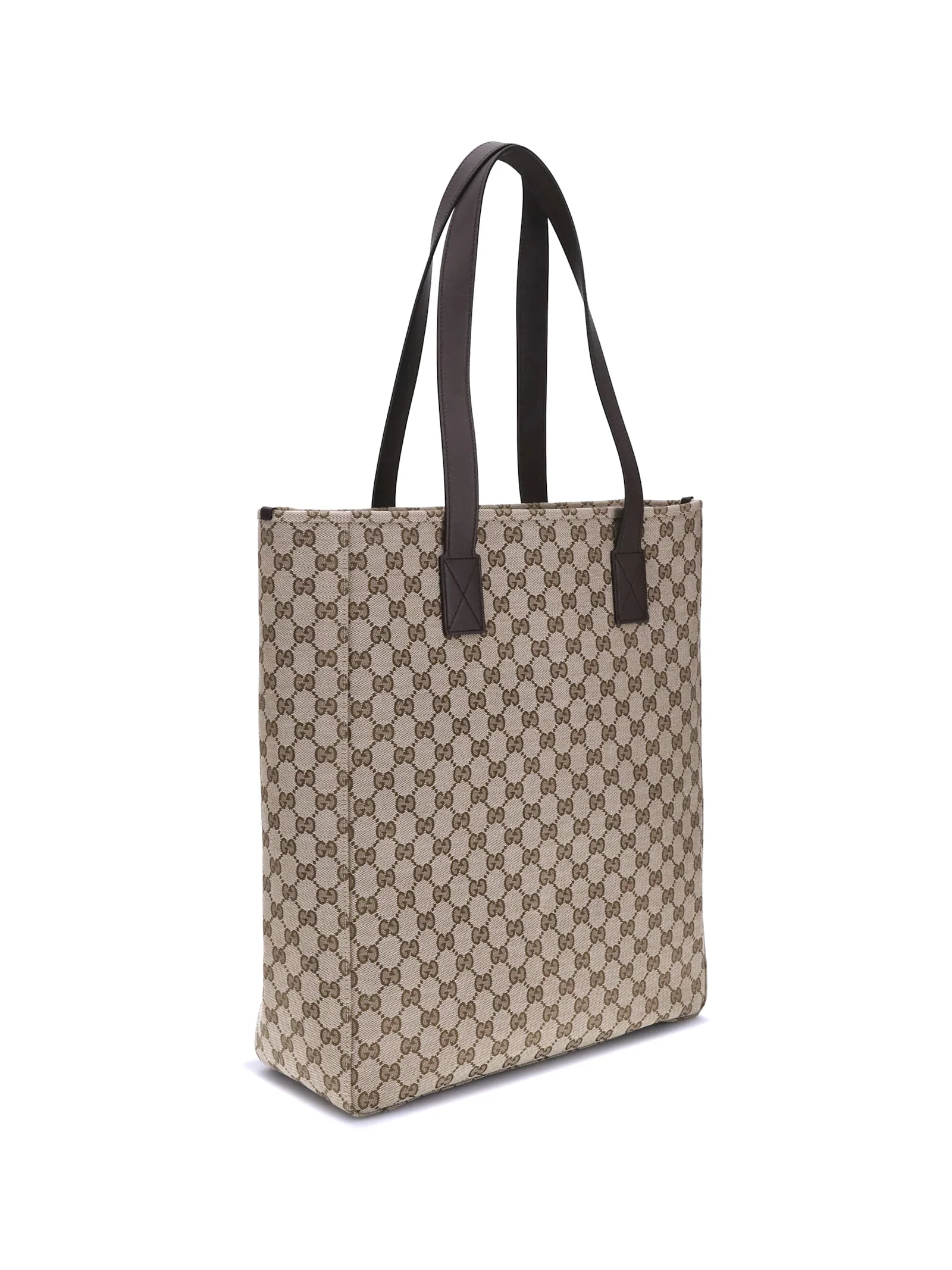 Gucci GG Canvas Tote Bag - Ebony Cocoa - Image 3