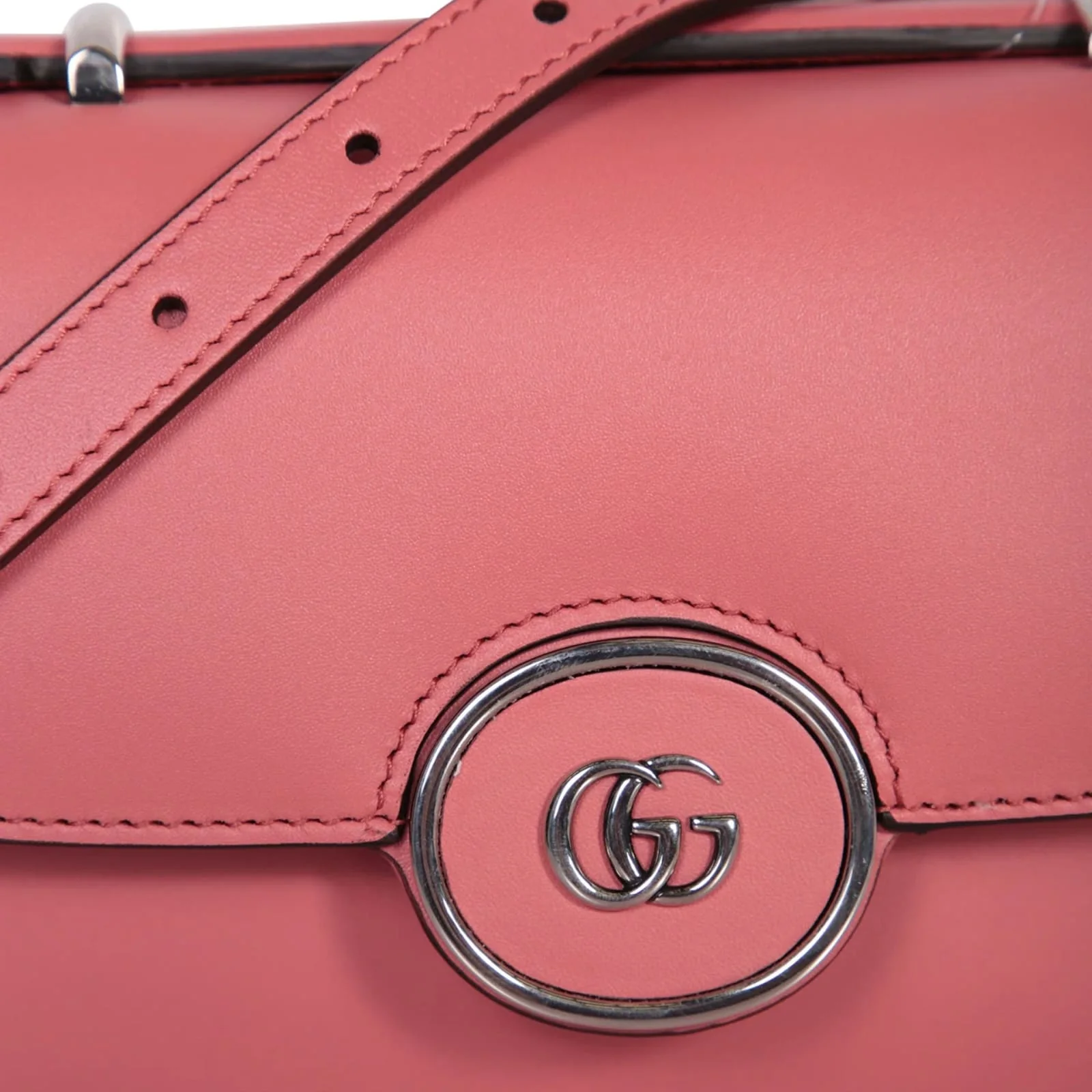 Gucci Petite GG Mini Shoulder Bag - Pink - Image 3